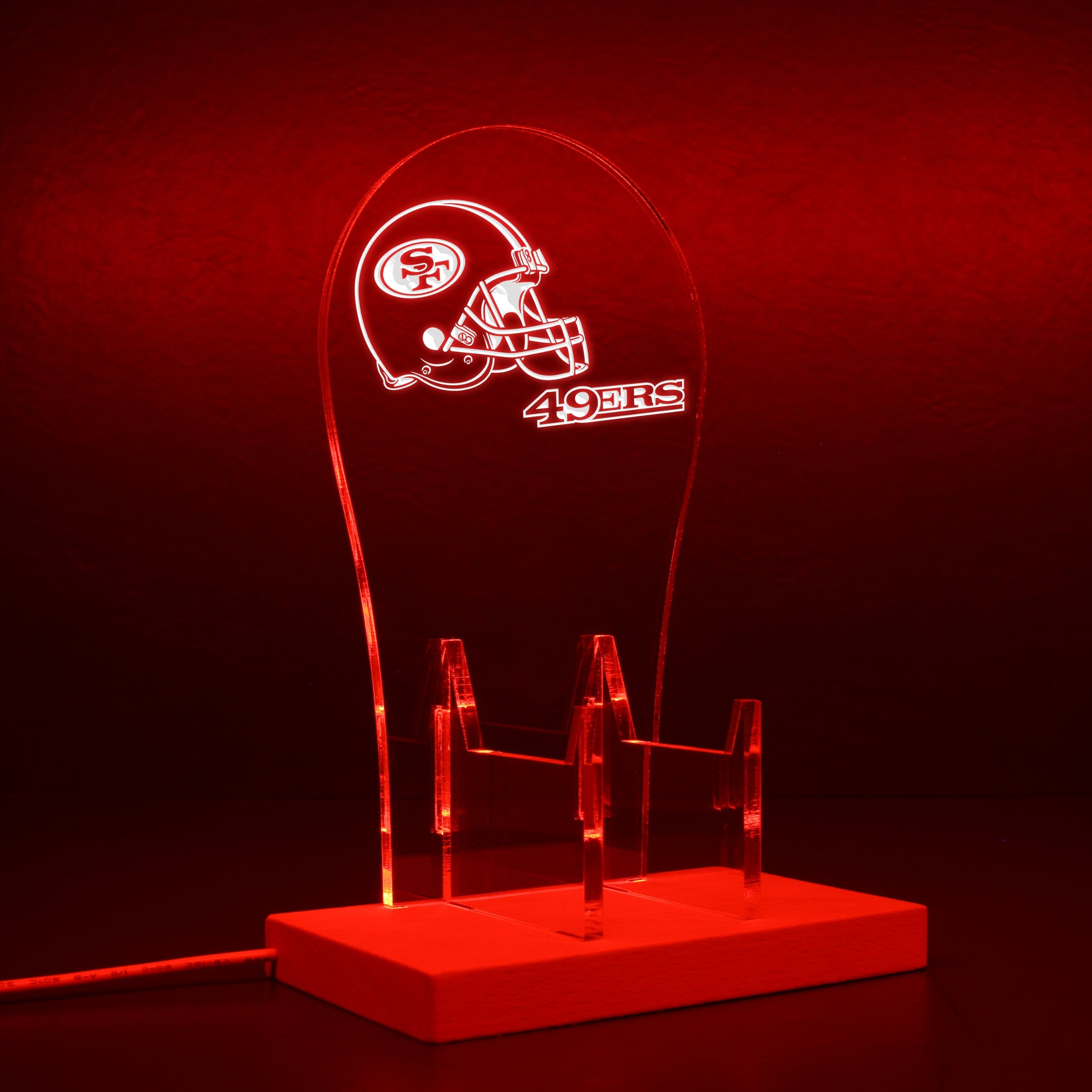 San Francisco 49ers Football LED Gaming Headset Controller Stand