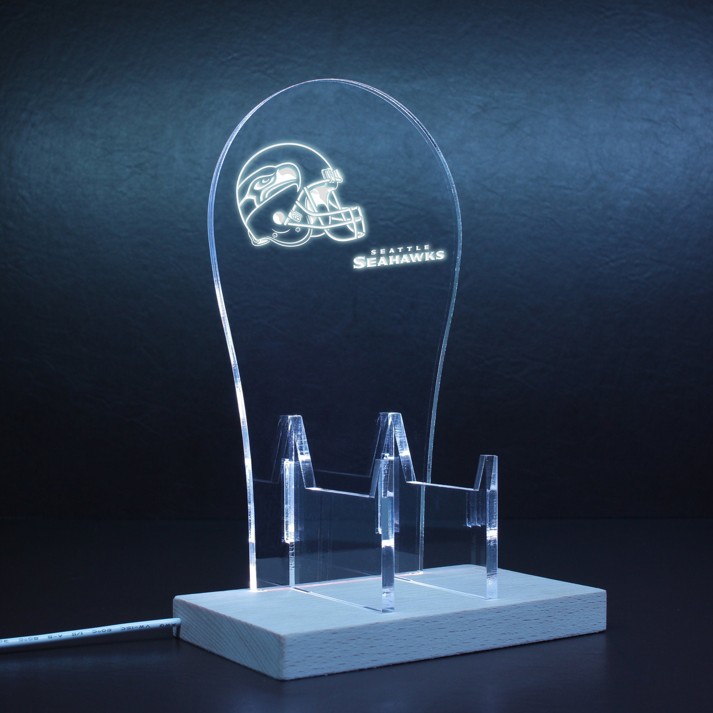 Seattle Seahawks Helmet LED Gaming Headset Controller Stand