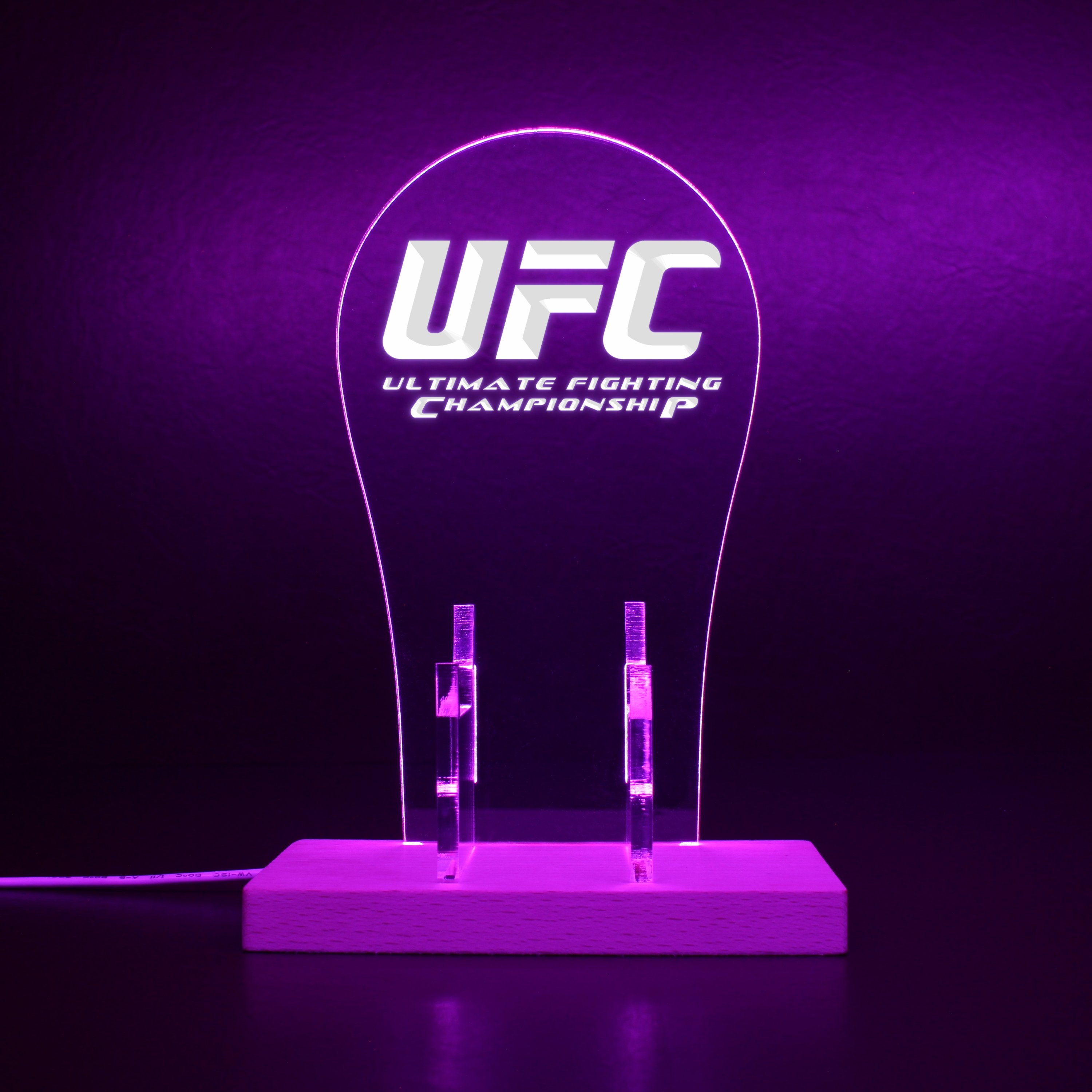 Ultimate Fighting Championship UFC LED Gaming Headset Controller Stand Ultimate Fighting Championship UFC LED Gaming Headset Controller Stand