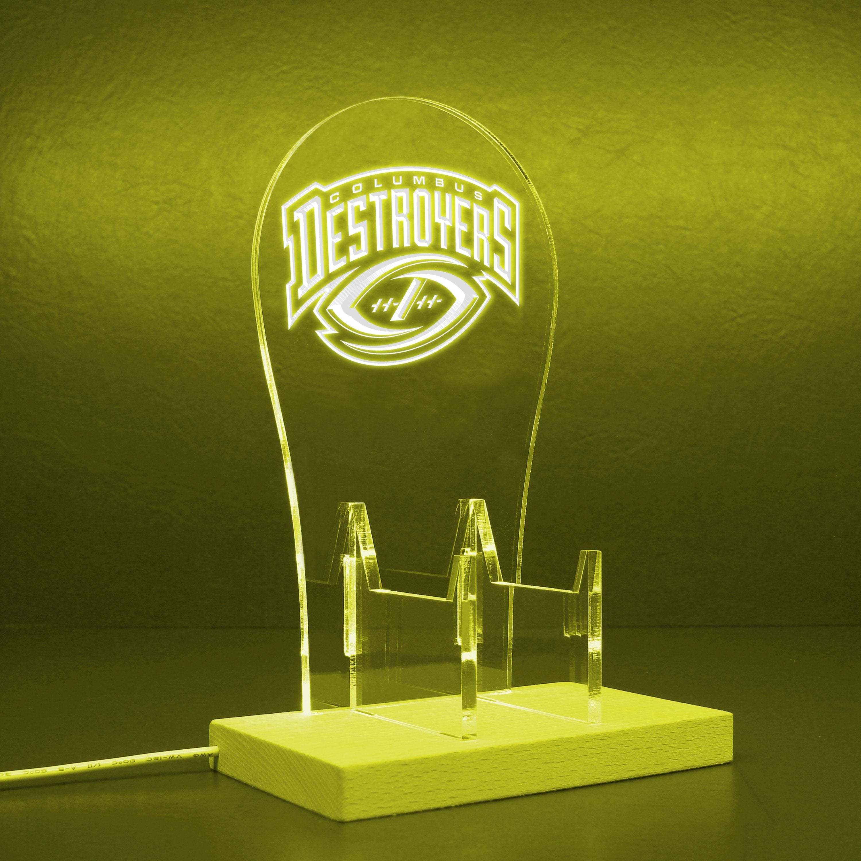Columbus Destroyers LED Gaming Headset Controller Stand