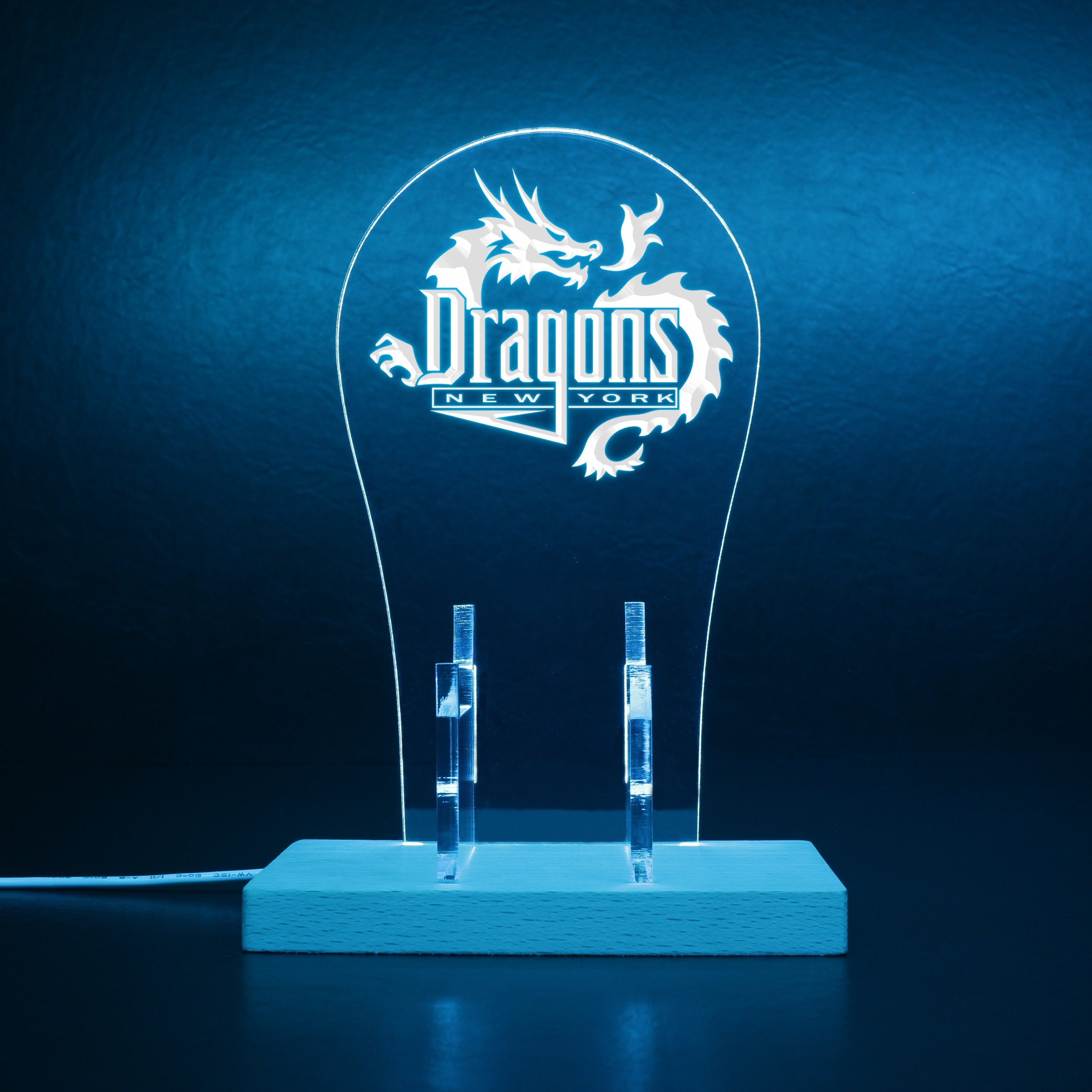New York Dragons LED Gaming Headset Controller Stand