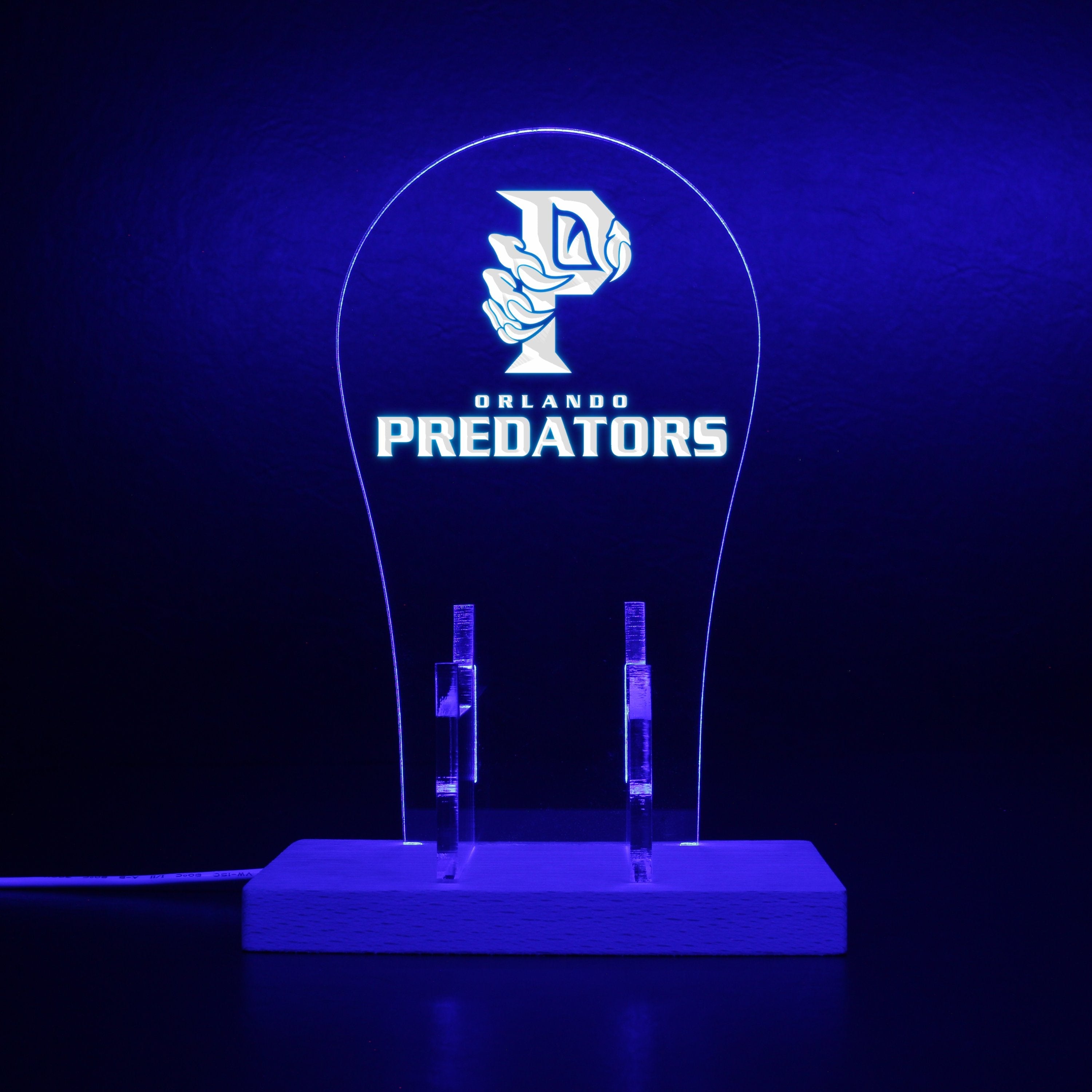 Orlando Predators LED Gaming Headset Controller Stand | PRO LED SIGN