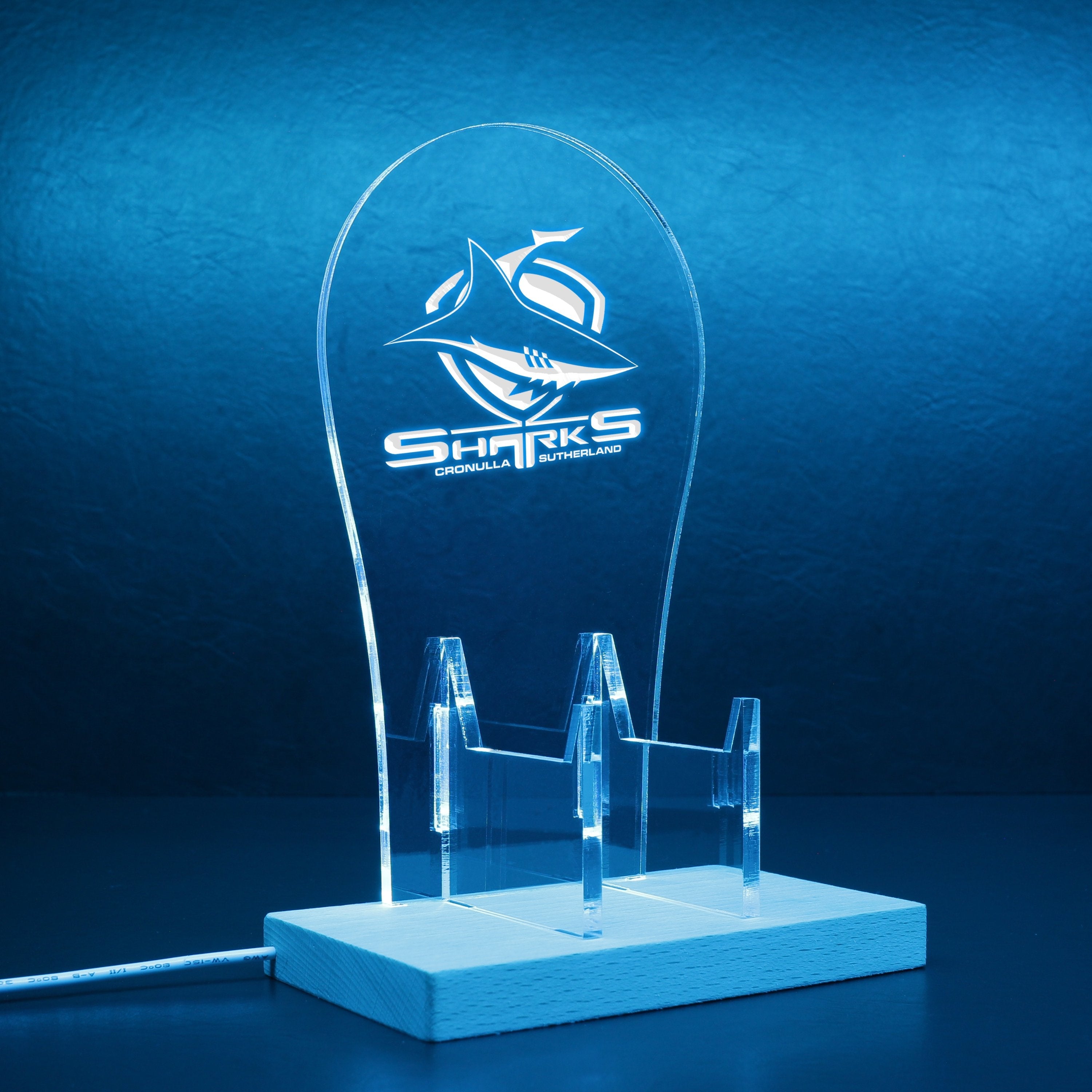 Cronulla Sharks LED Gaming Headset Controller Stand