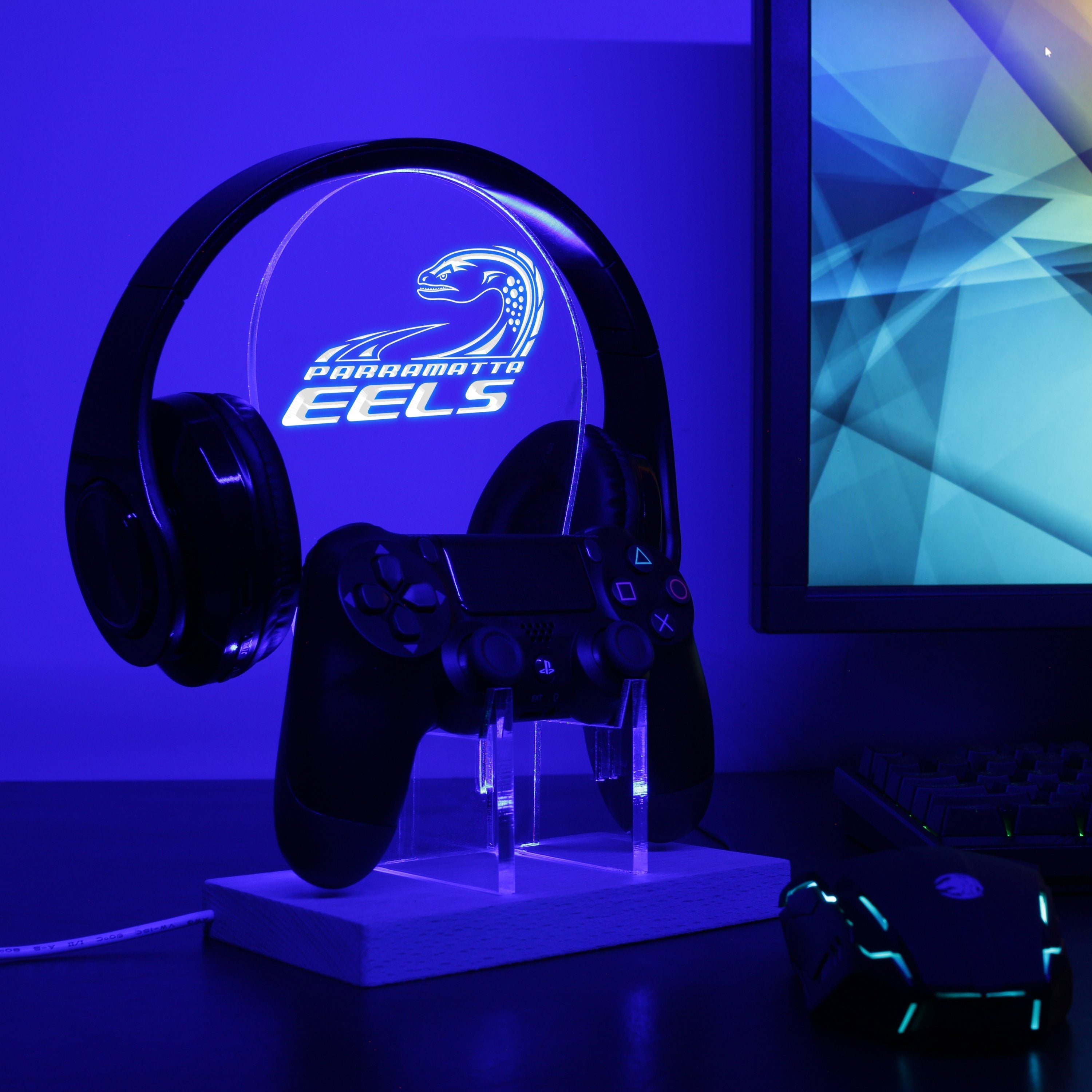 Parramatta Eels LED Gaming Headset Controller Stand