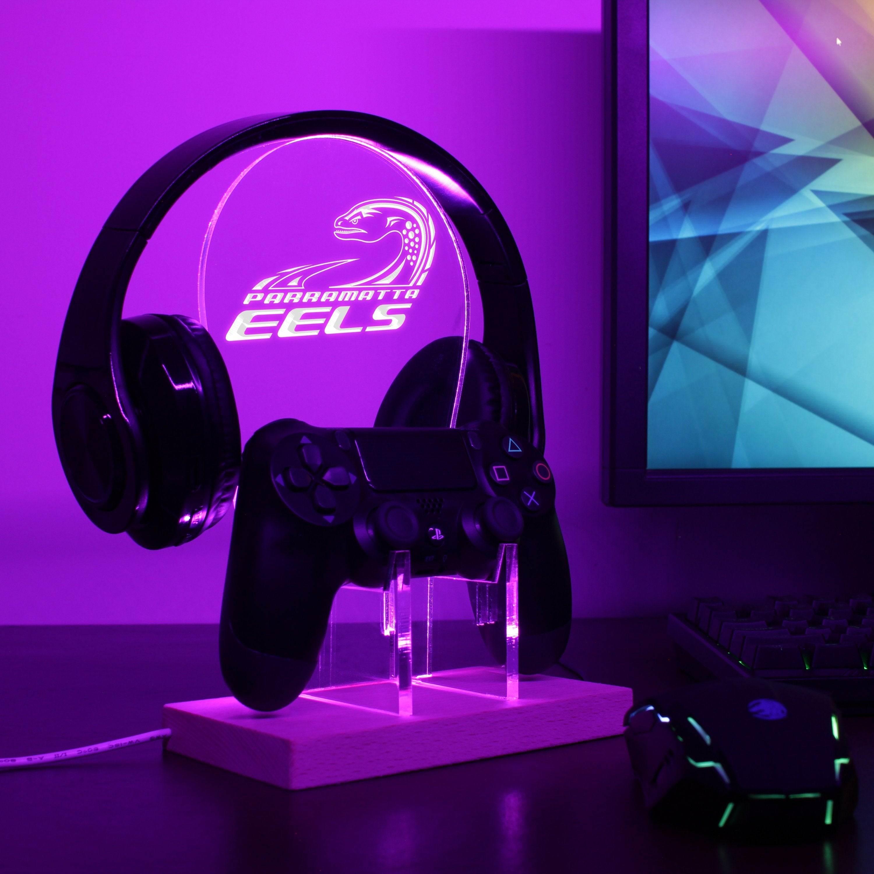 Parramatta Eels LED Gaming Headset Controller Stand