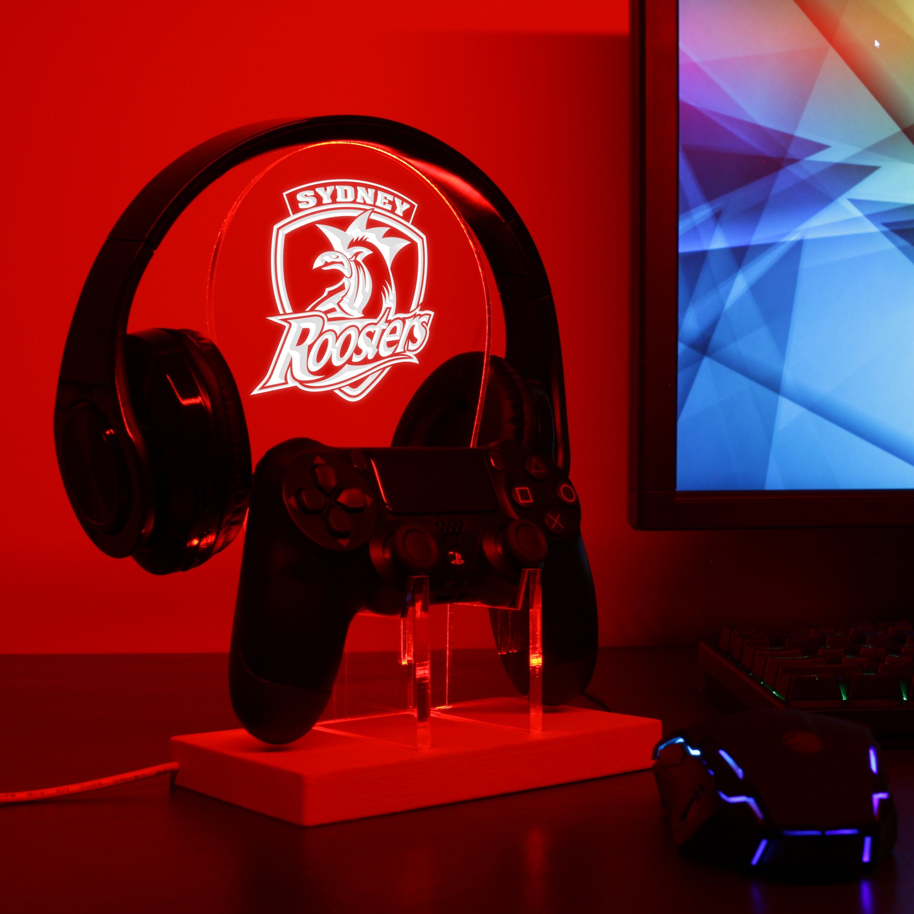 Sydney Roosters LED Gaming Headset Controller Stand