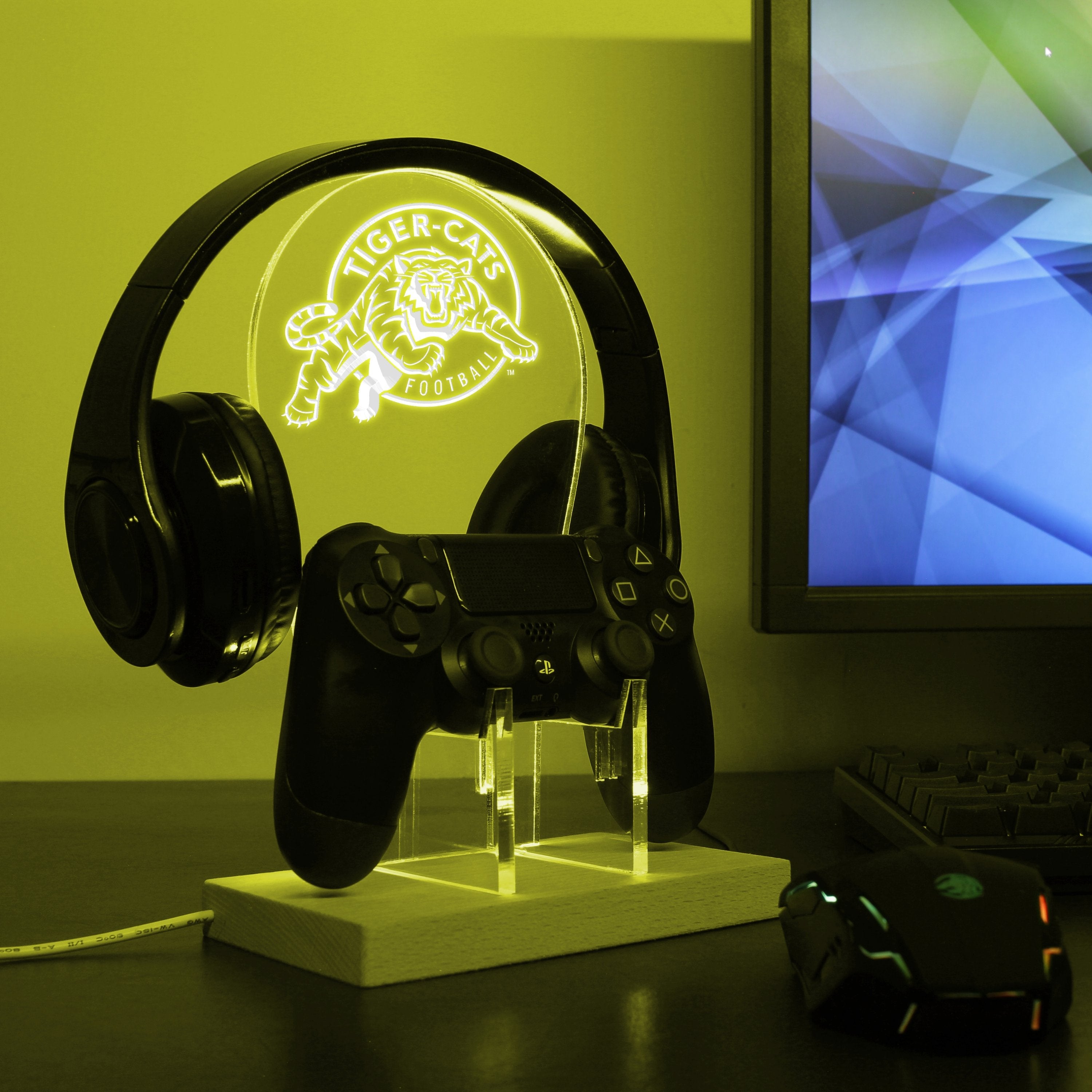 Hamilton Tiger-Cats LED Gaming Headset Controller Stand