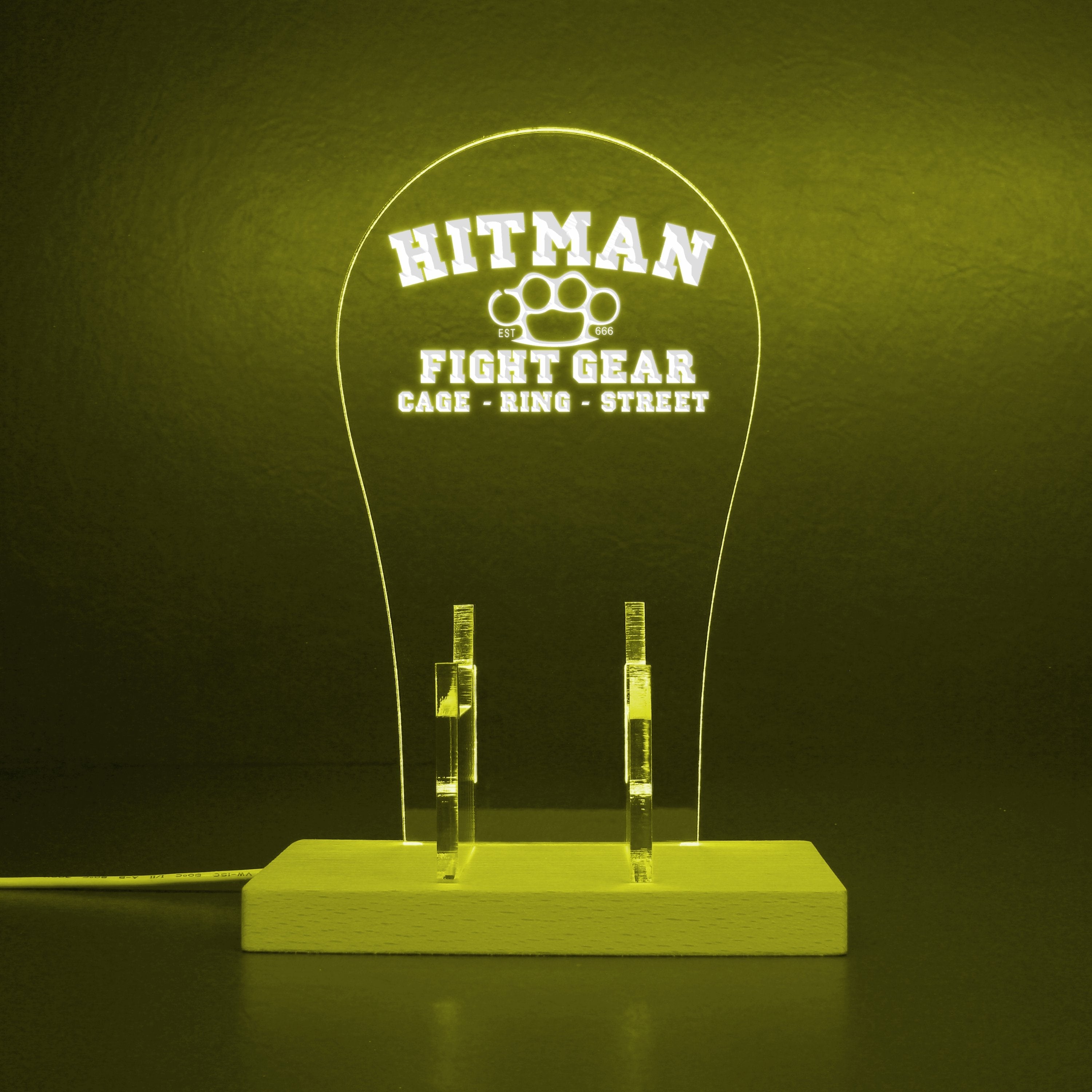 Hitman Fight Gear LED Gaming Headset Controller Stand