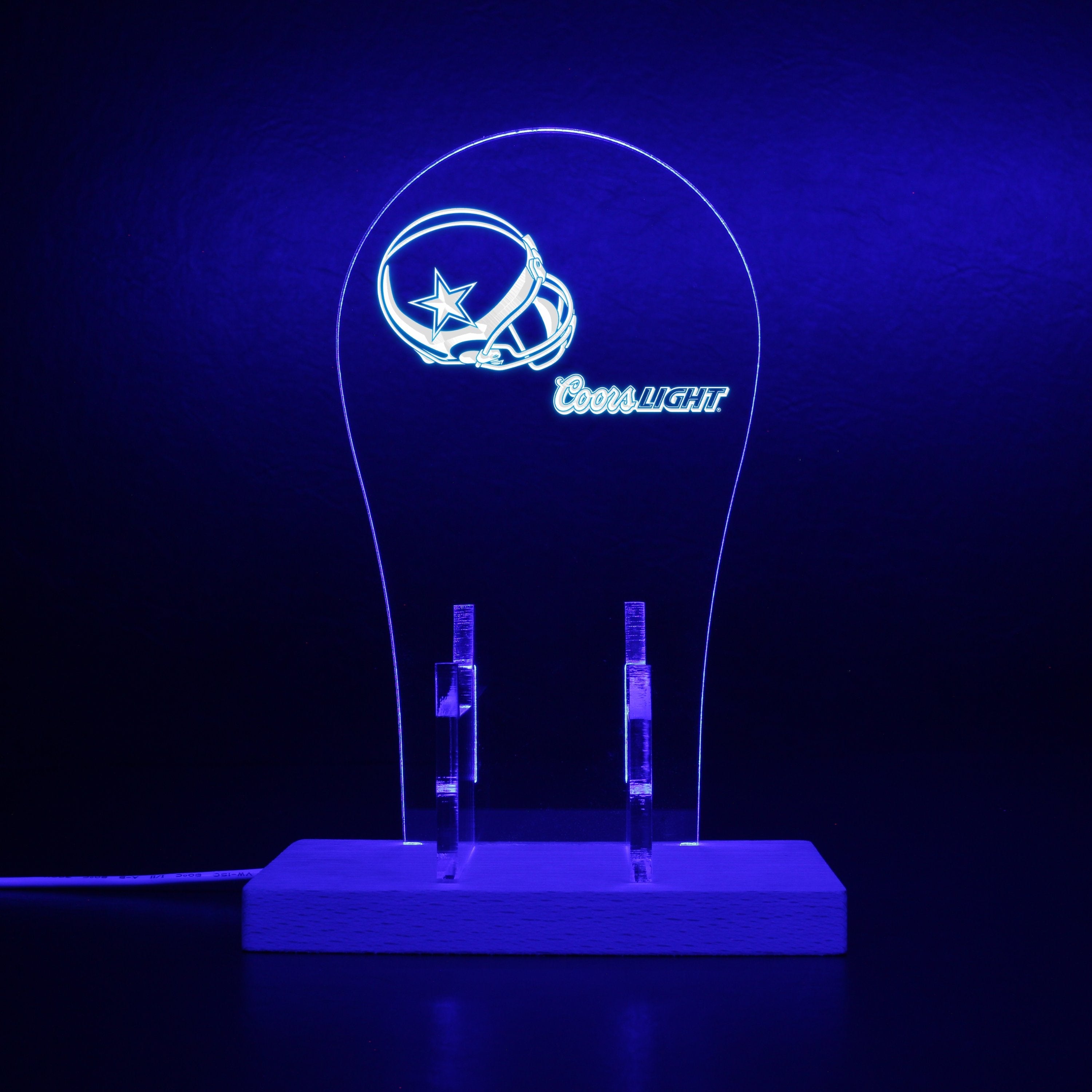 Dallas Cowboys Helmet Logo LED Gaming Headset Controller Stand