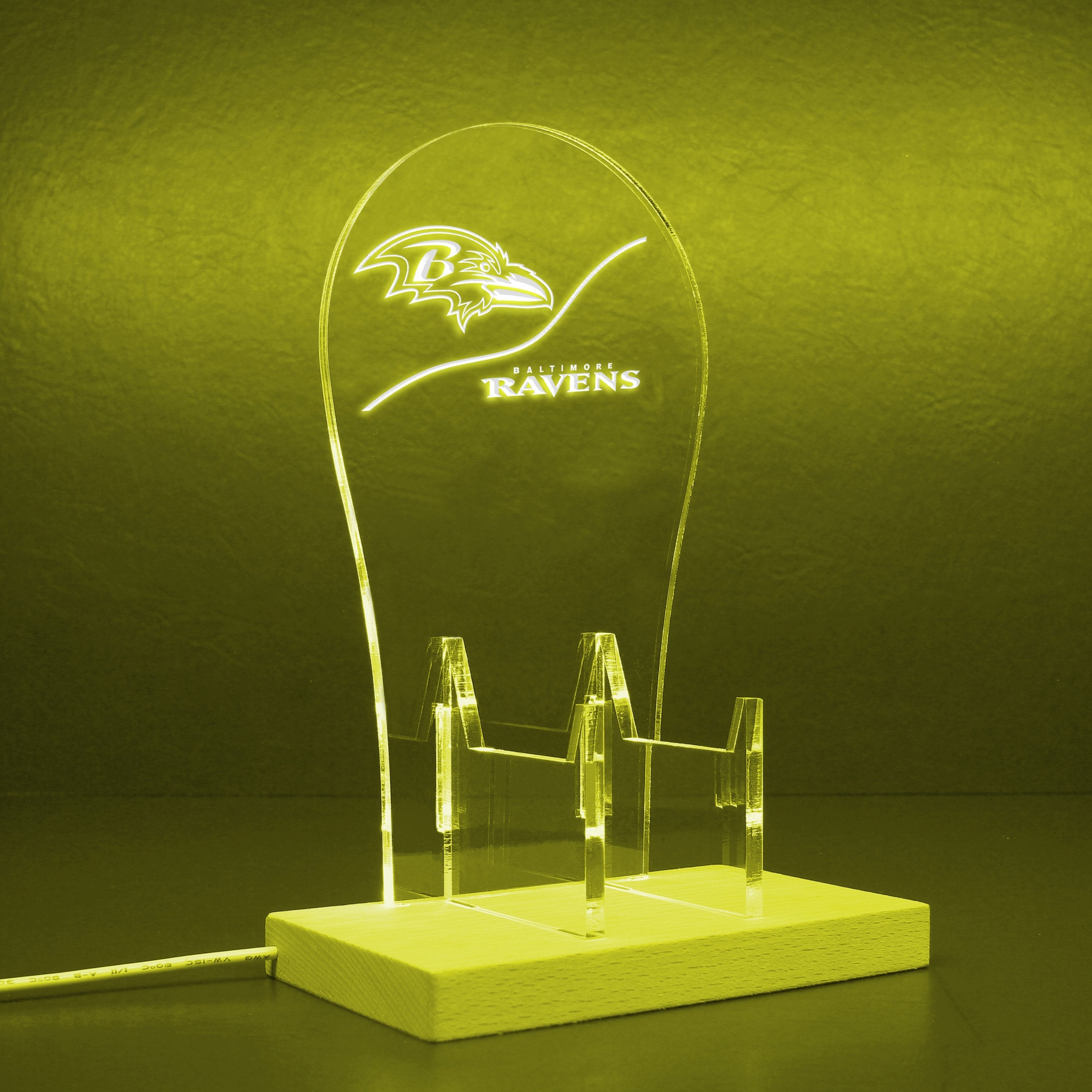 Baltimore Ravens NFL LED Gaming Headset Controller Stand