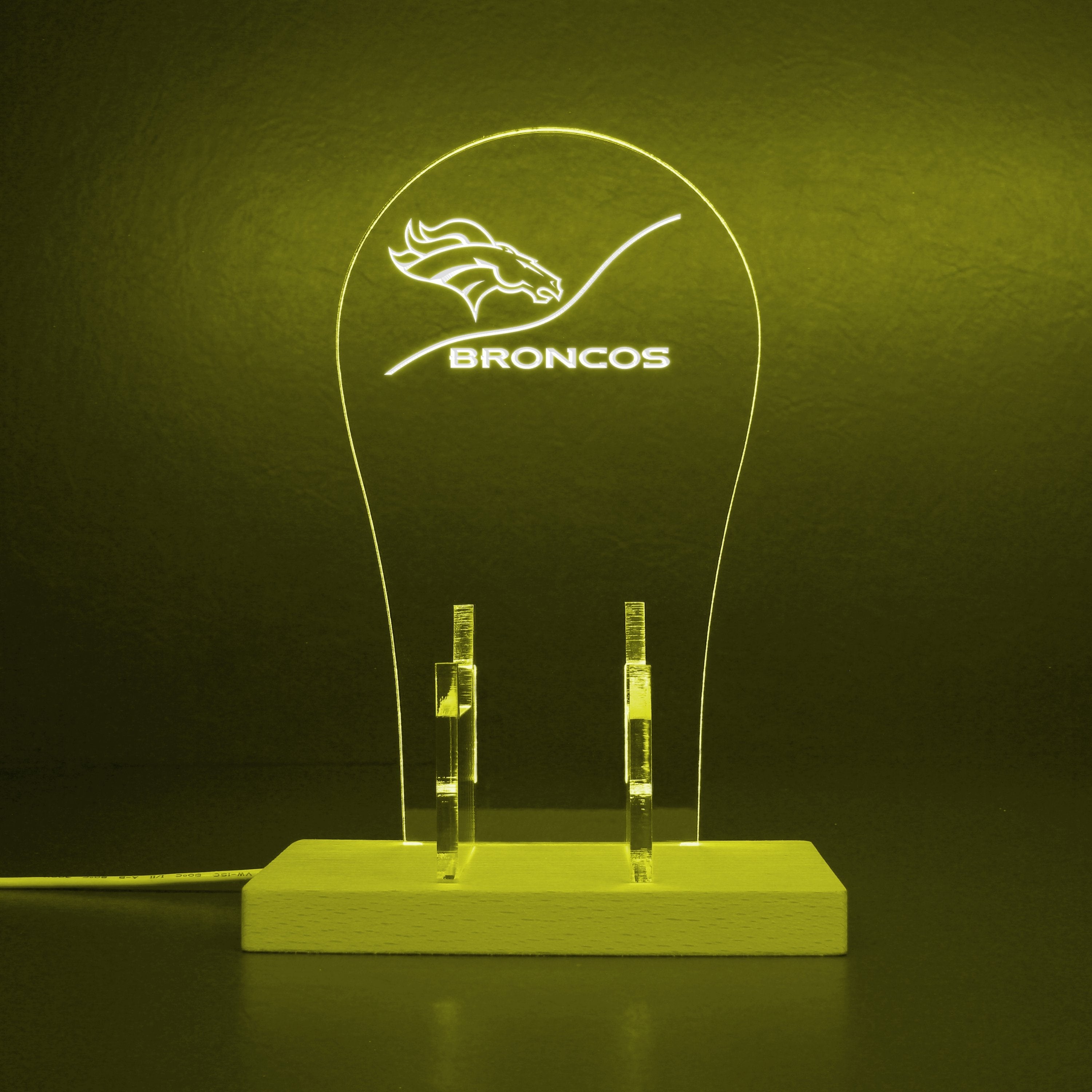 Denver Broncos NFL LED Gaming Headset Controller Stand