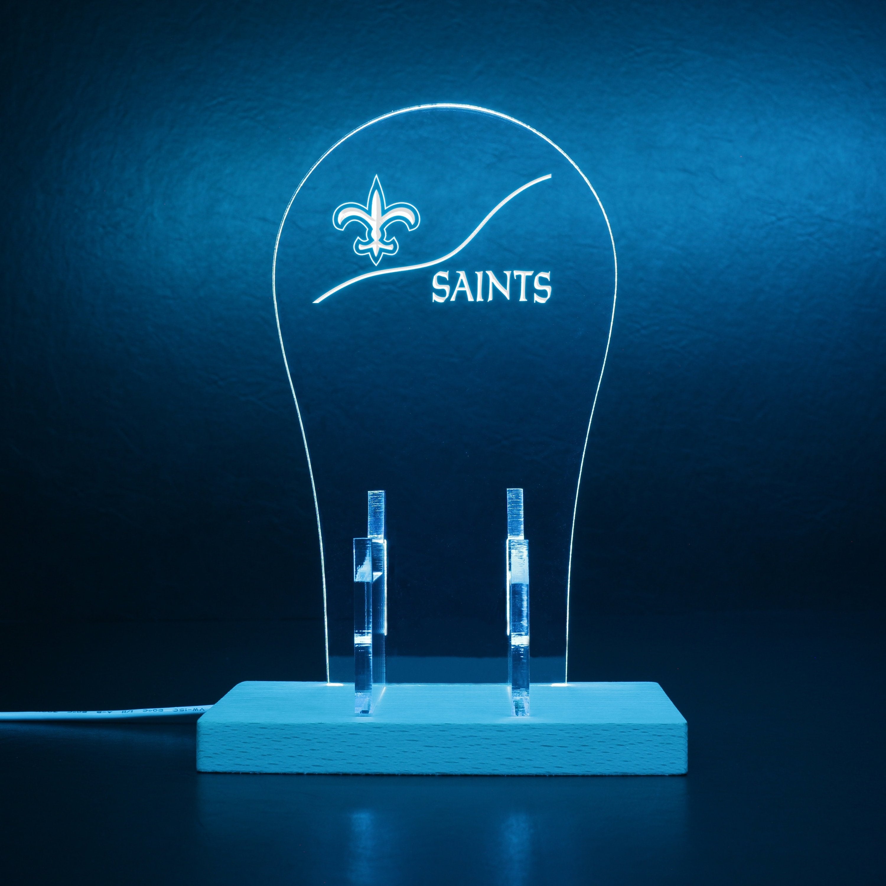 New Orleans Saints NFL LED Gaming Headset Controller Stand