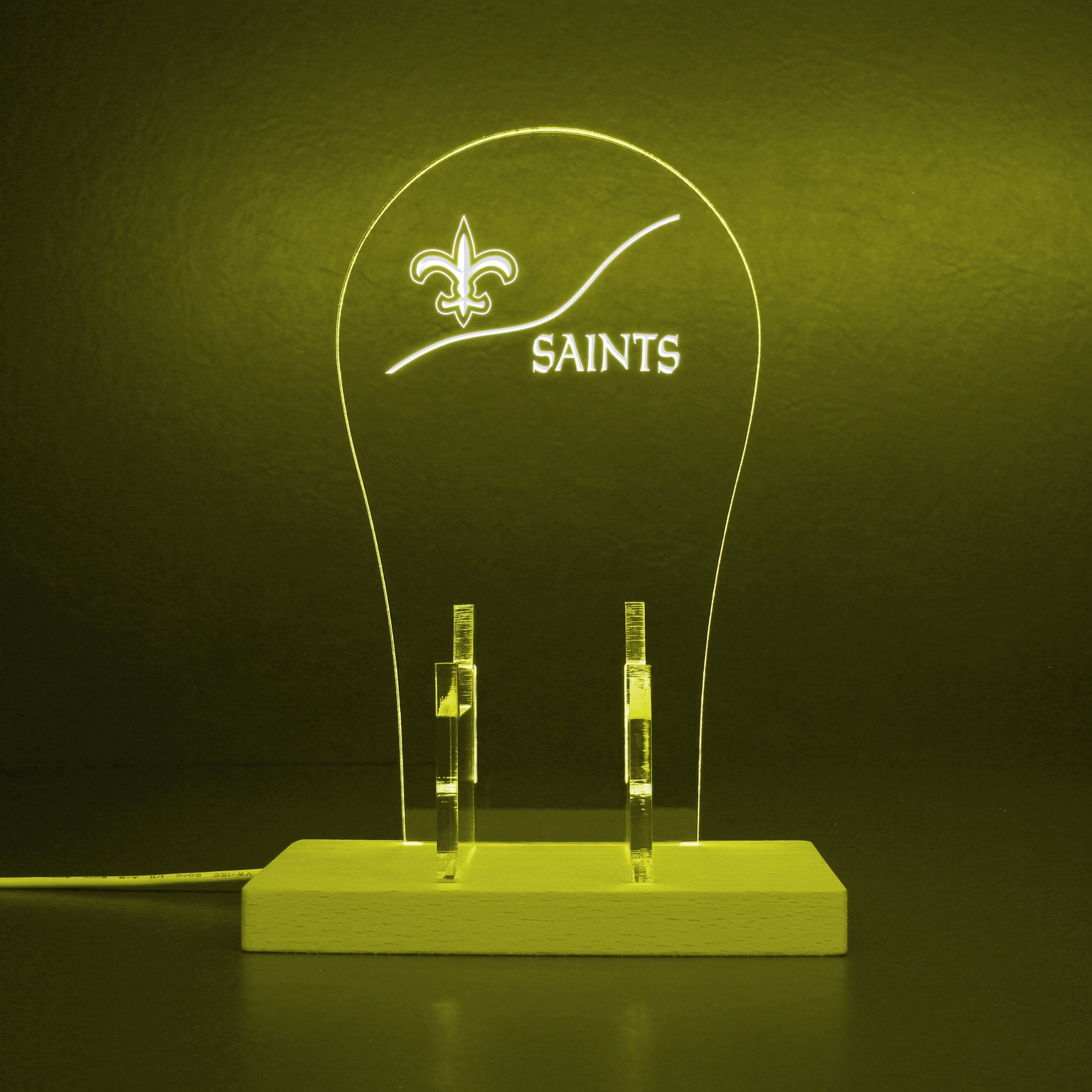 New Orleans Saints NFL LED Gaming Headset Controller Stand
