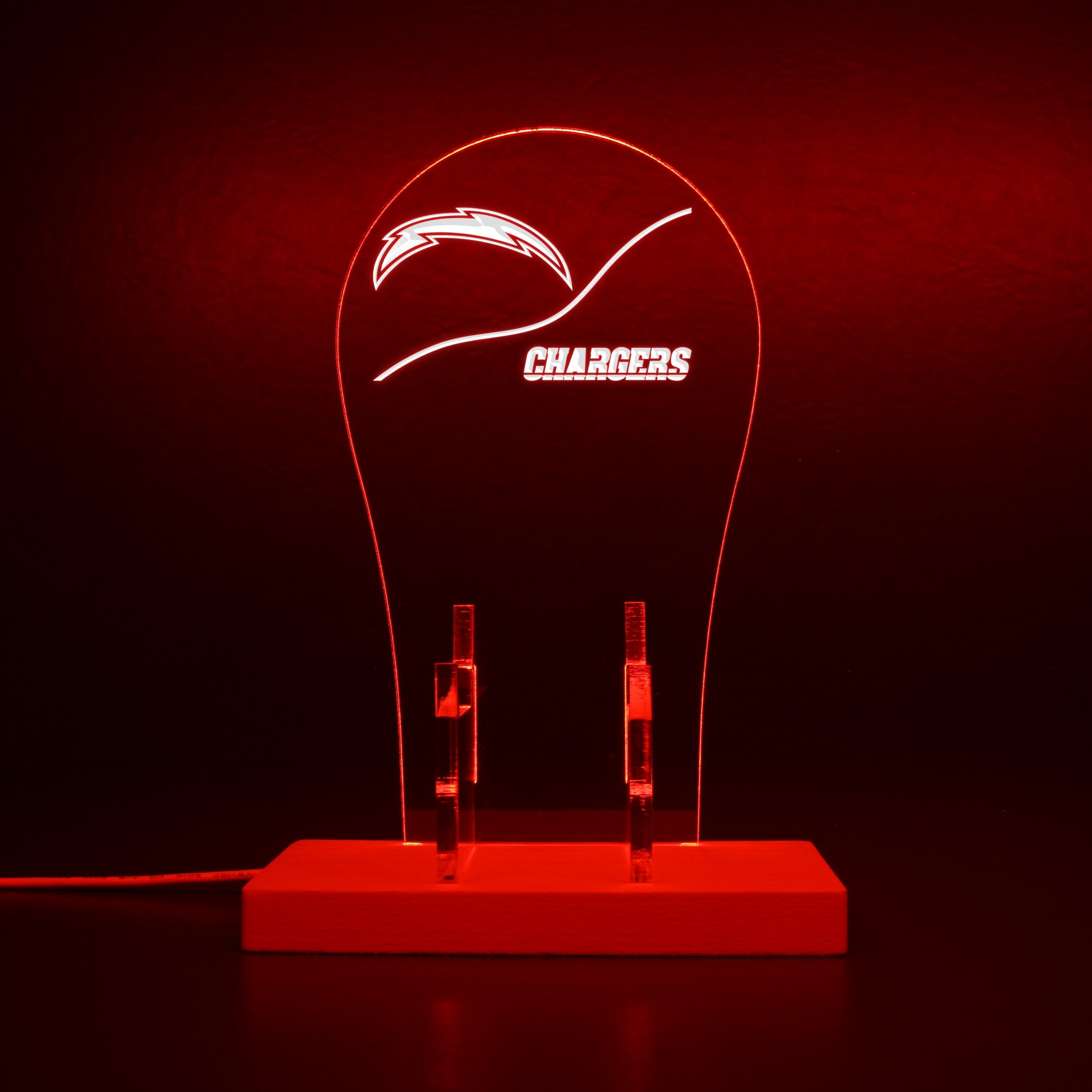 Los Angeles Chargers NFL LED Gaming Headset Controller Stand