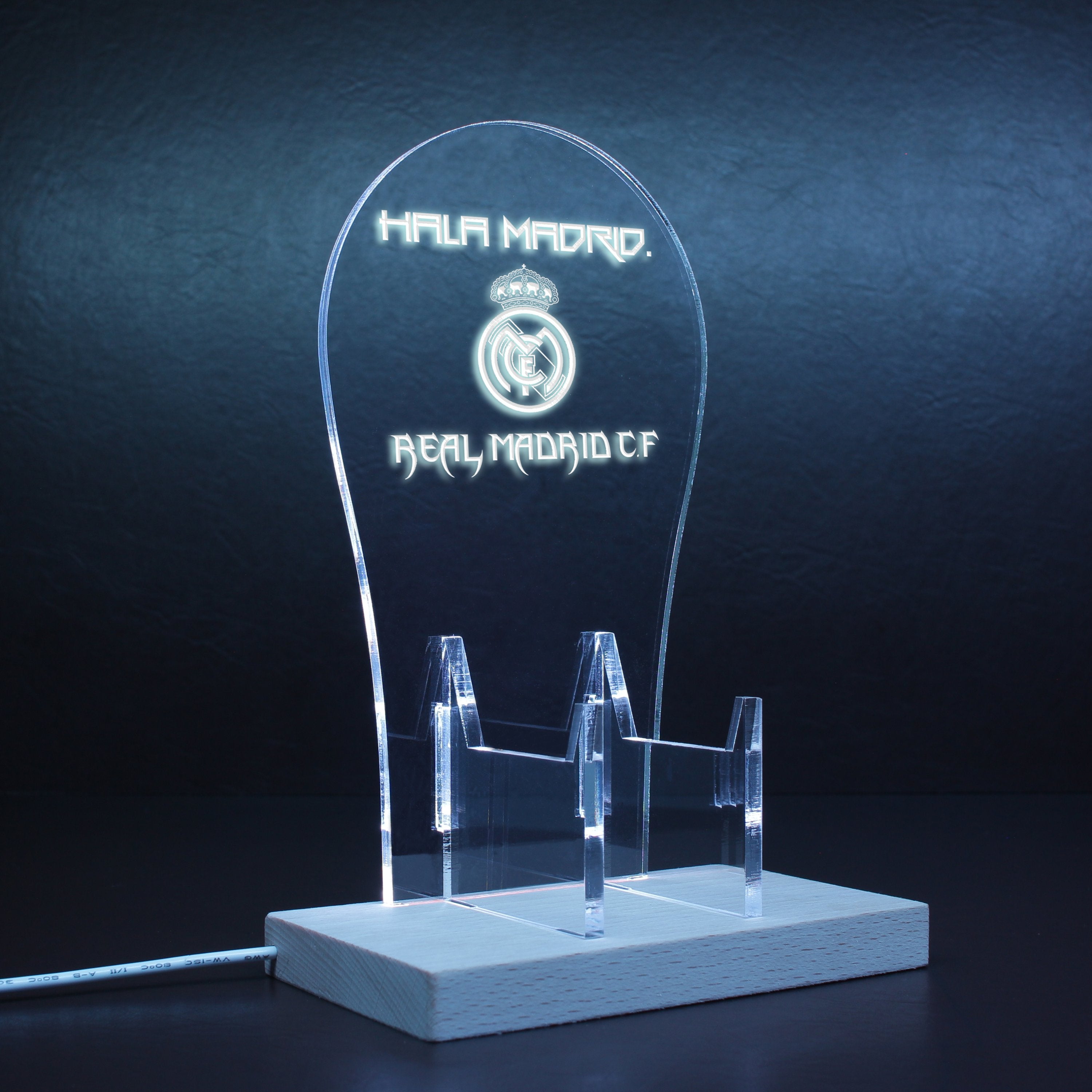 Hala Madrid Real Madrid LED Gaming Headset Controller Stand