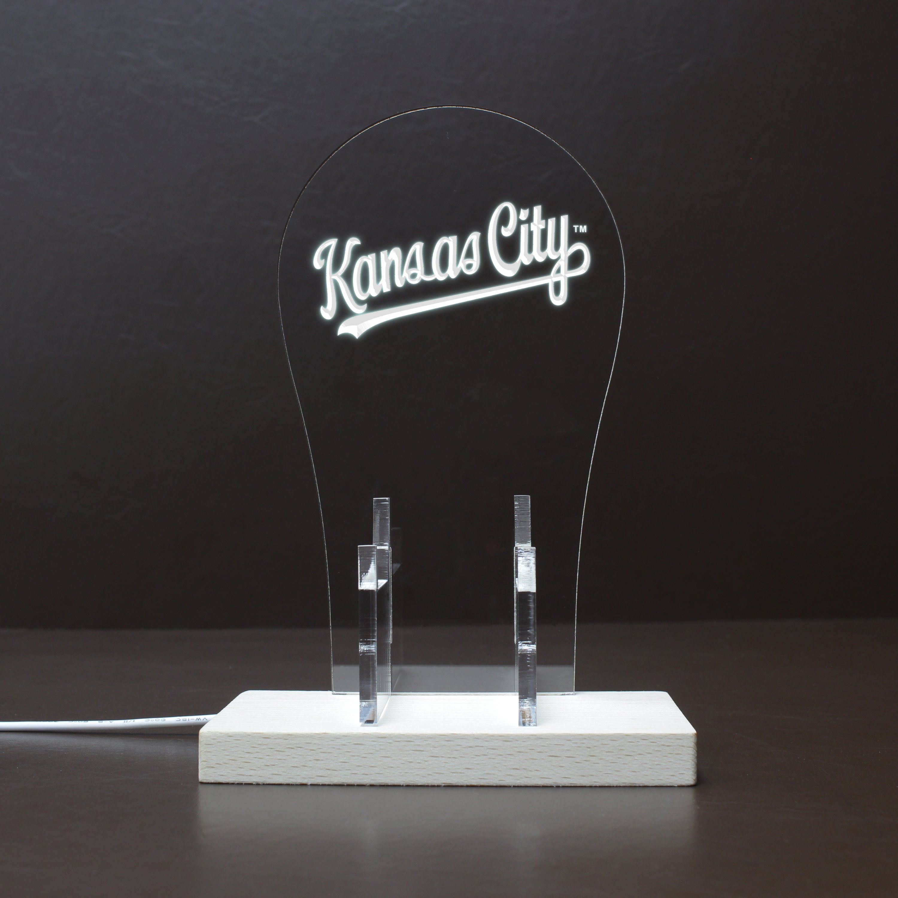 Kansas City Royals Jersey Logos LED Gaming Headset Controller Stand
