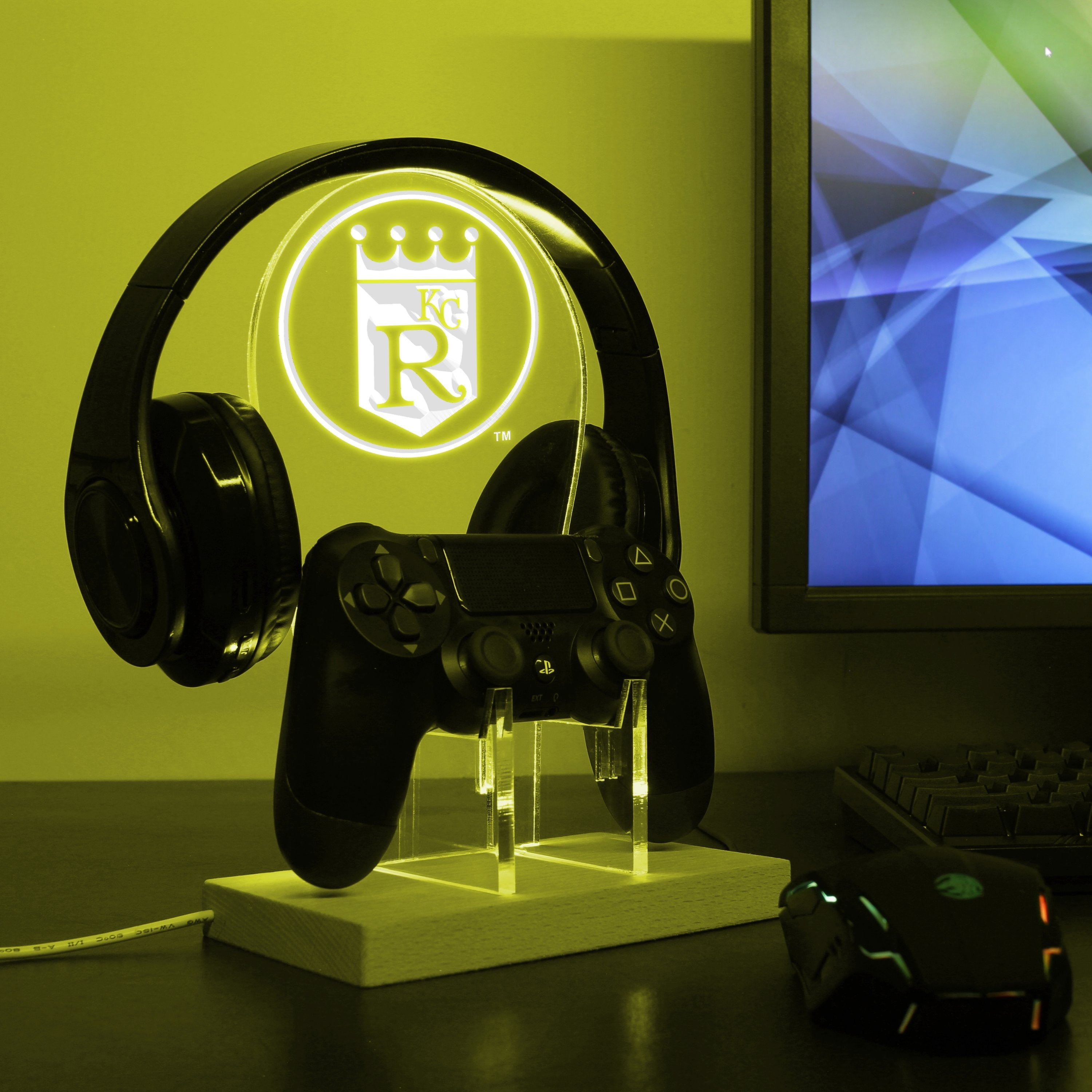 Kansas City Royals LED Gaming Headset Controller Stand