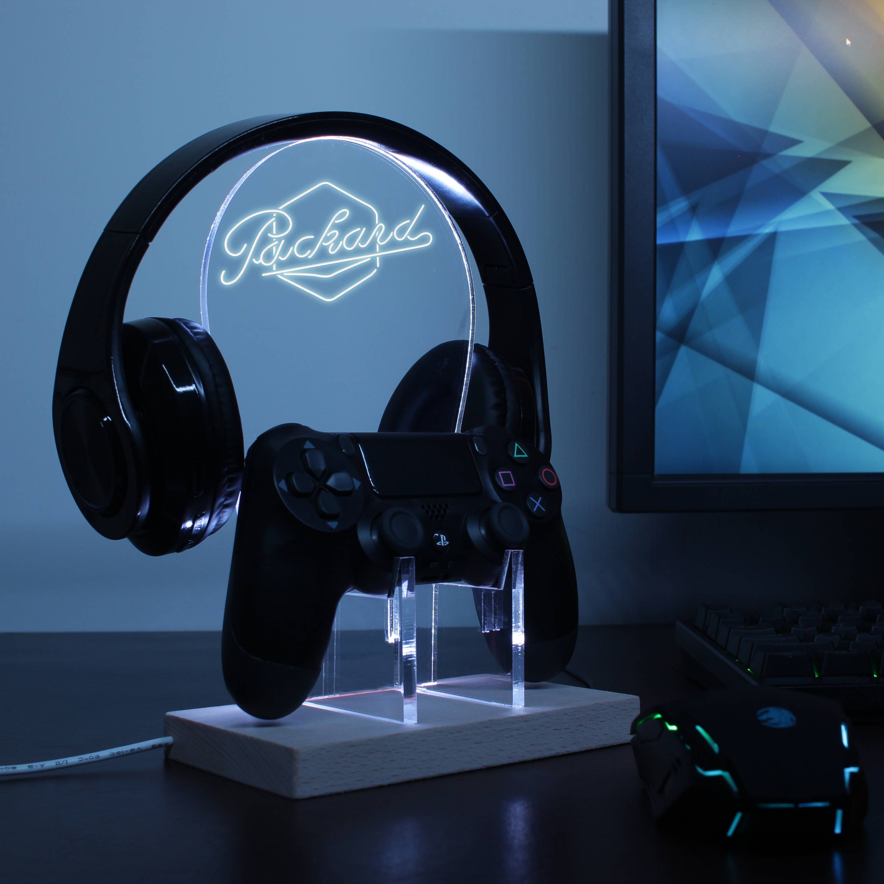 Packard Auto LED Gaming Headset Controller Stand