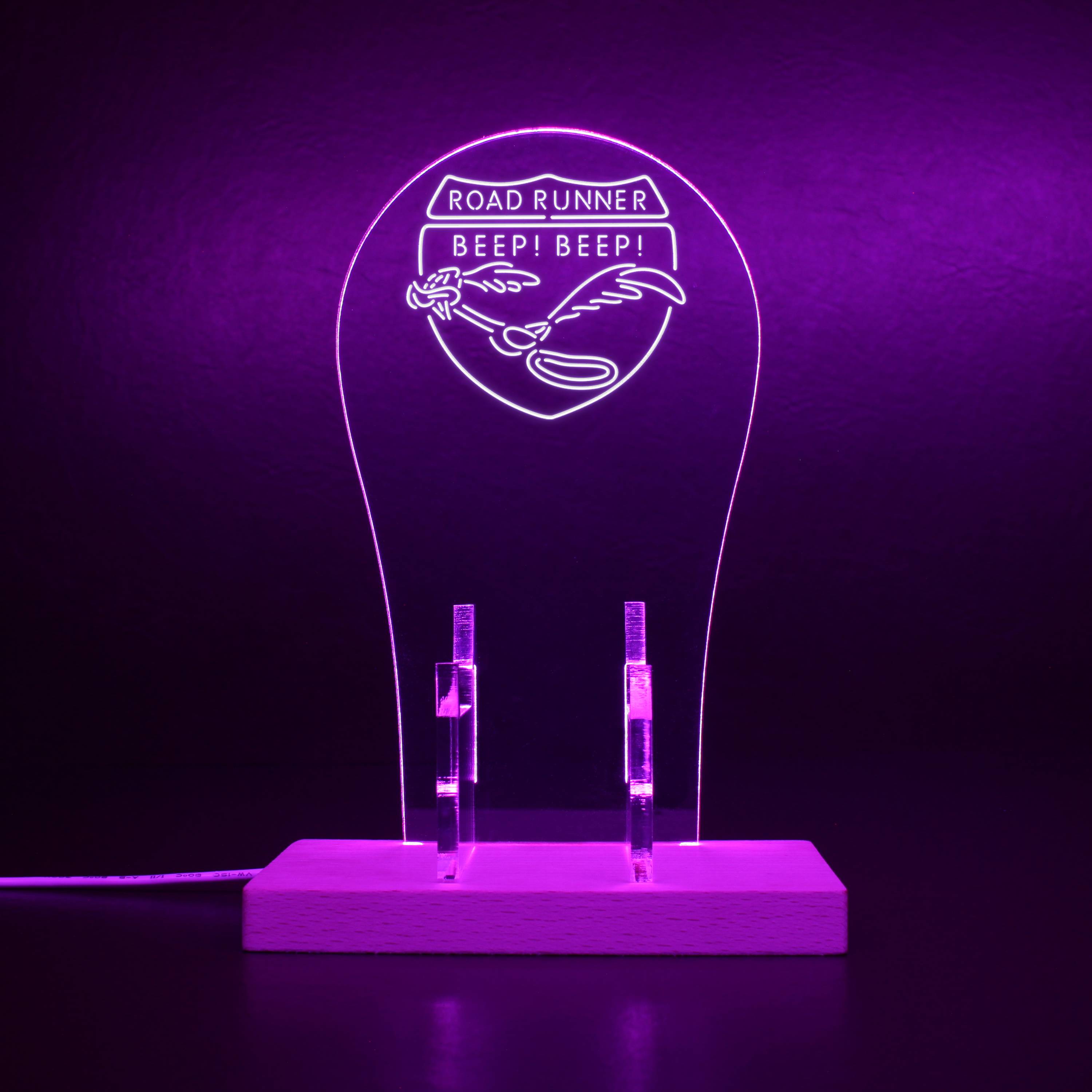 Road Runner Beep Beep LED Gaming Headset Controller Stand | PRO LED SIGN