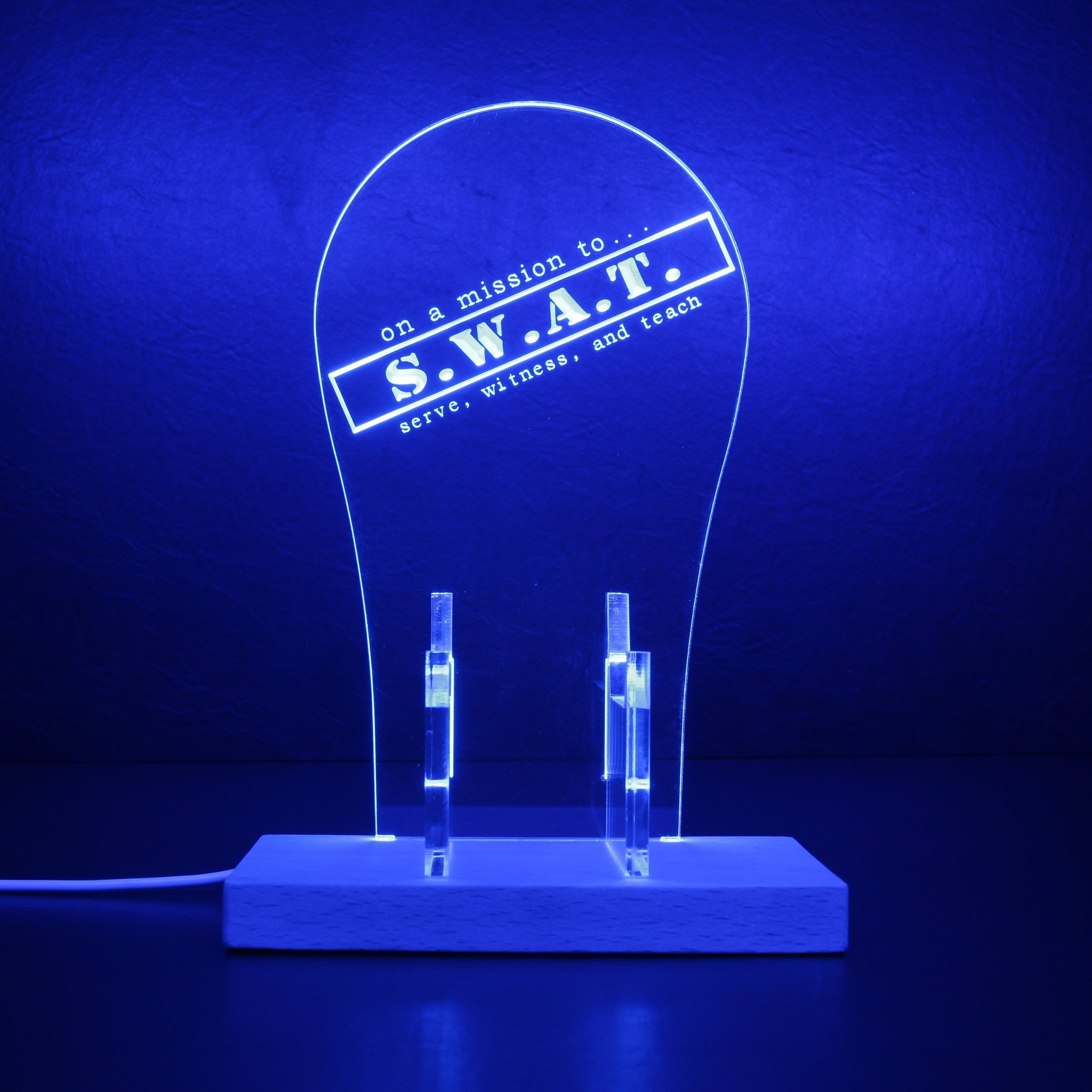 SWAT LED Gaming Headset Controller Stand