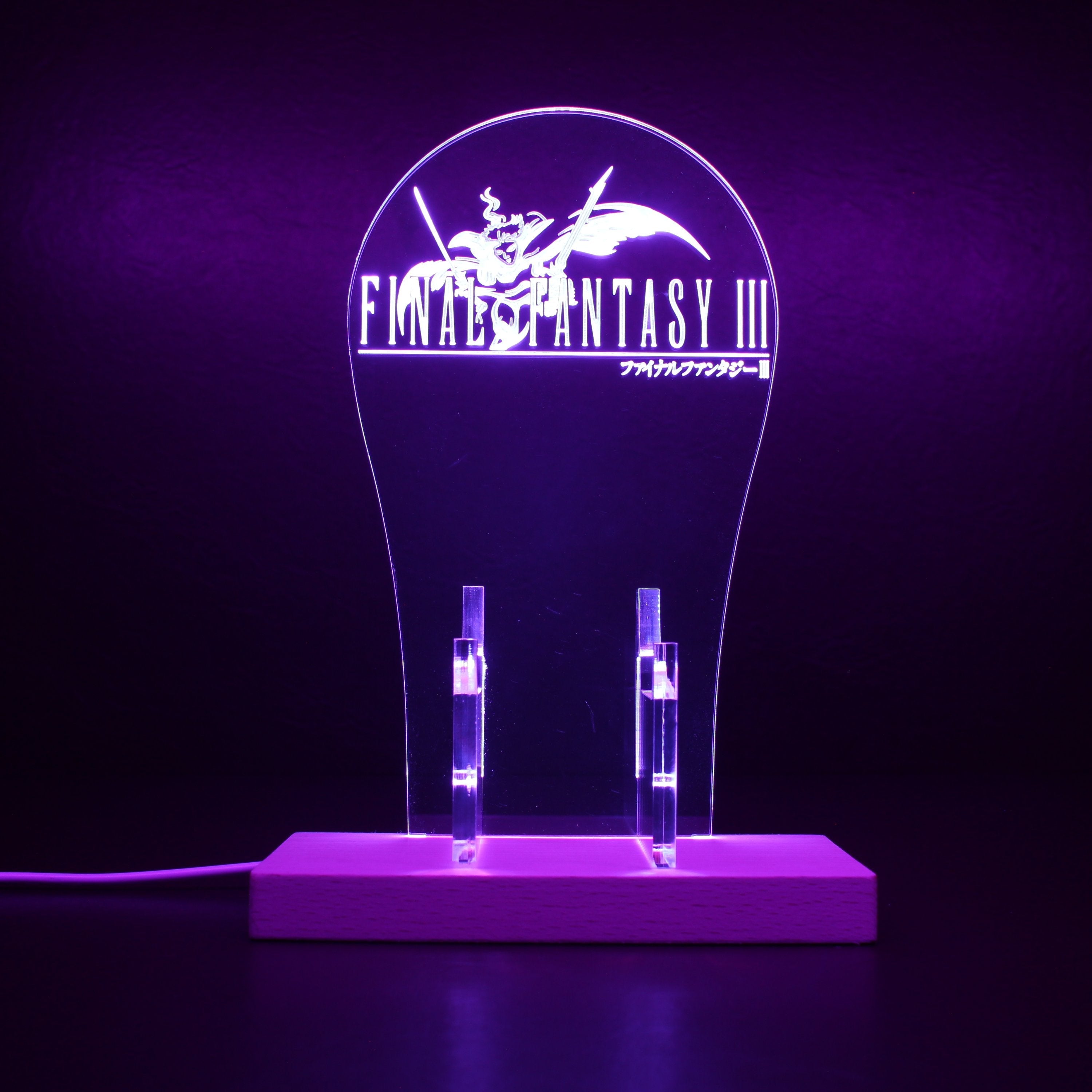 Final Fantasy 3 LED Gaming Headset Controller Stand