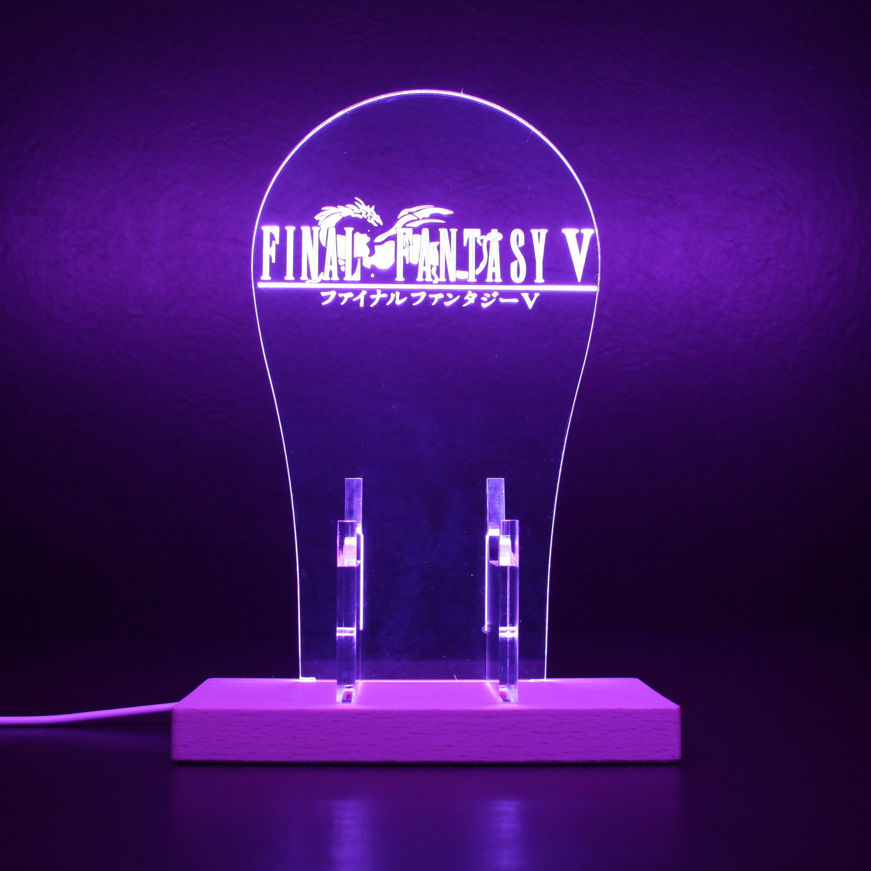 Final Fantasy 5 LED Gaming Headset Controller Stand