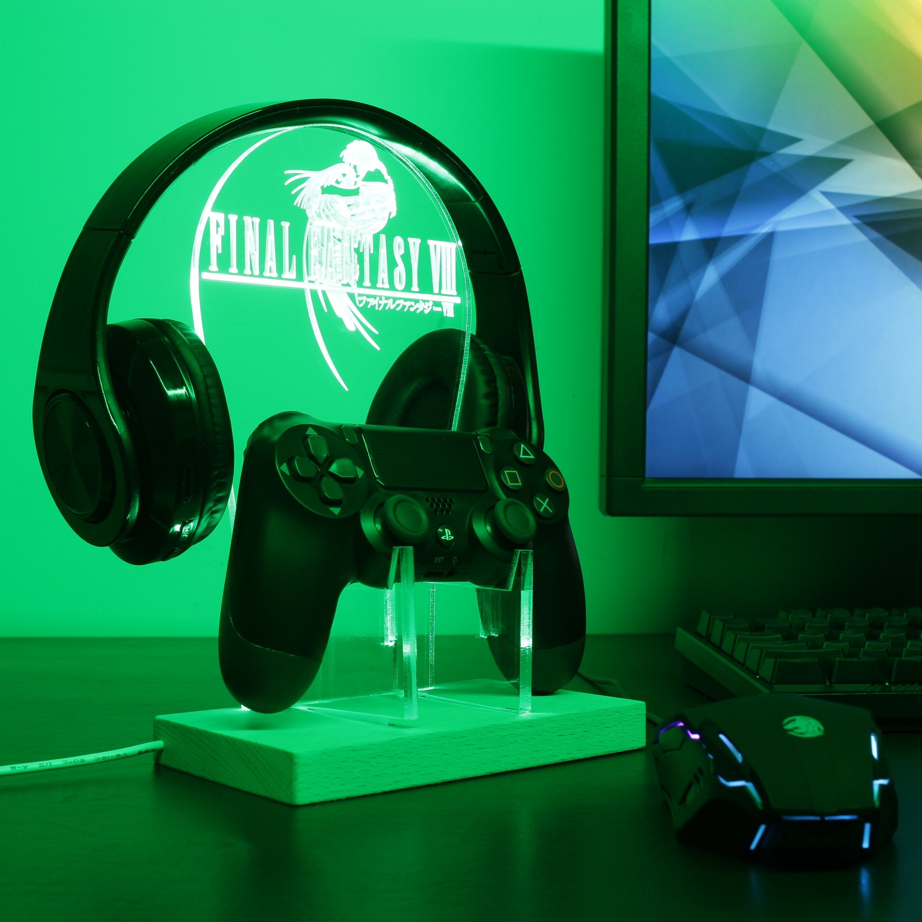 Final Fantasy 7 LED Gaming Headset Controller Stand