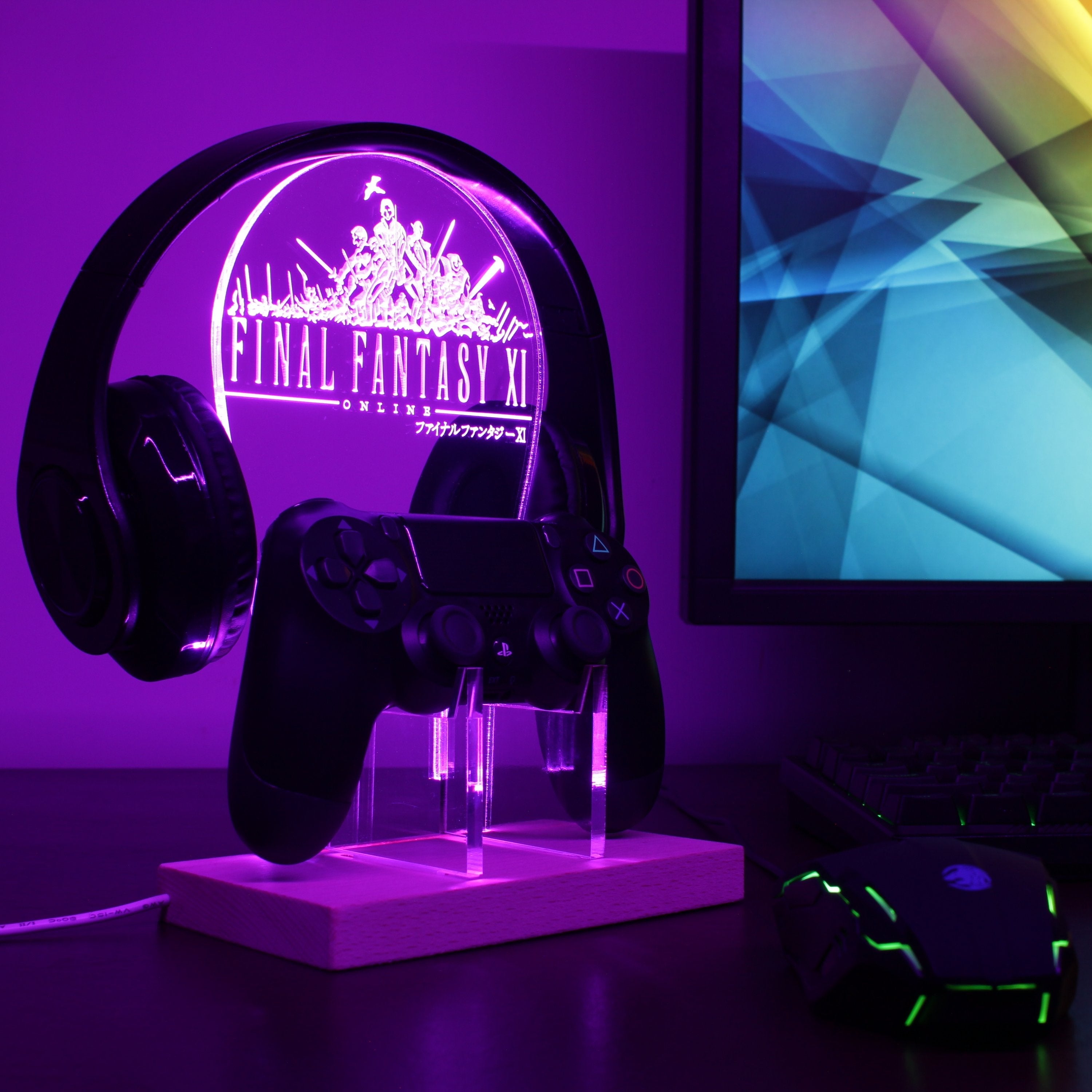 Final Fantasy 11 LED Gaming Headset Controller Stand