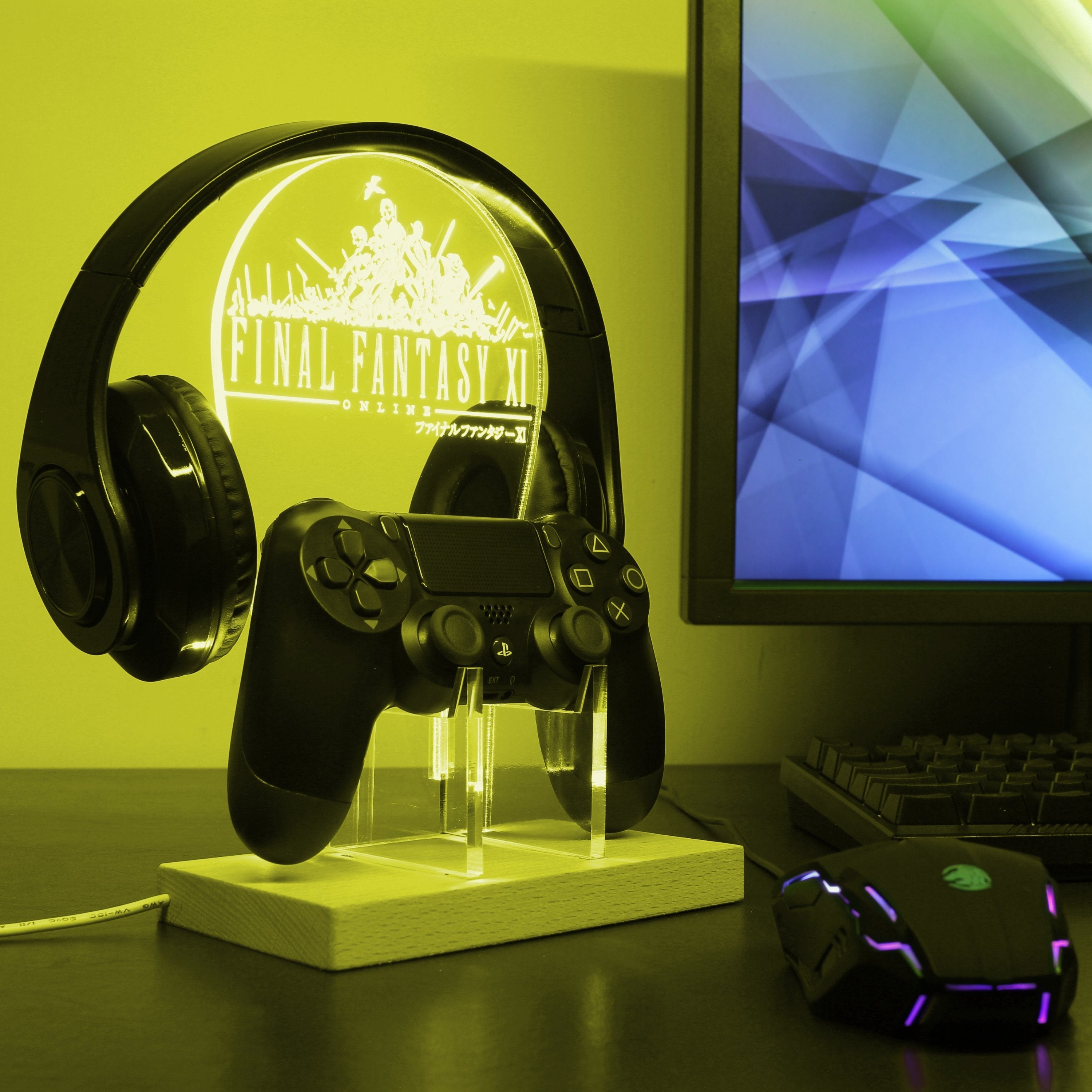 Final Fantasy 11 LED Gaming Headset Controller Stand