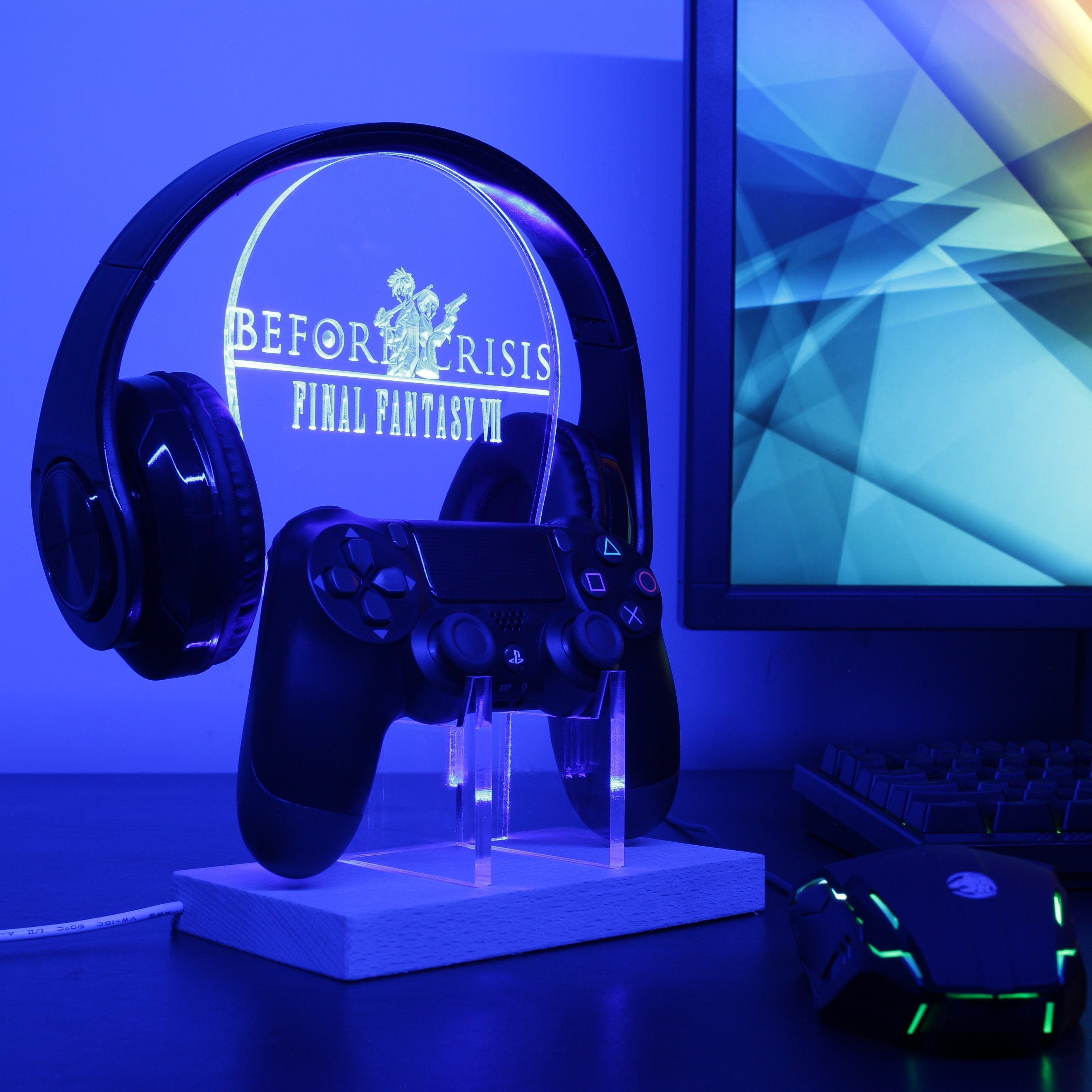 Final Fantasy 7 LED Gaming Headset Controller Stand