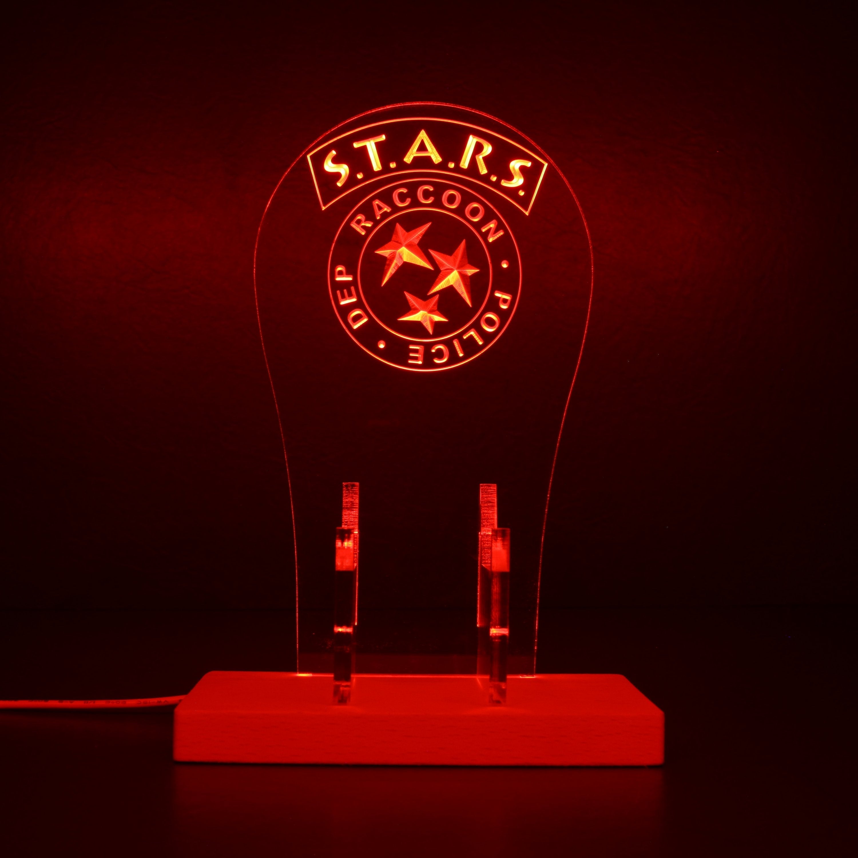 Resident Evil S.T.A.R.S Raccoon LED Gaming Headset Controller Stand