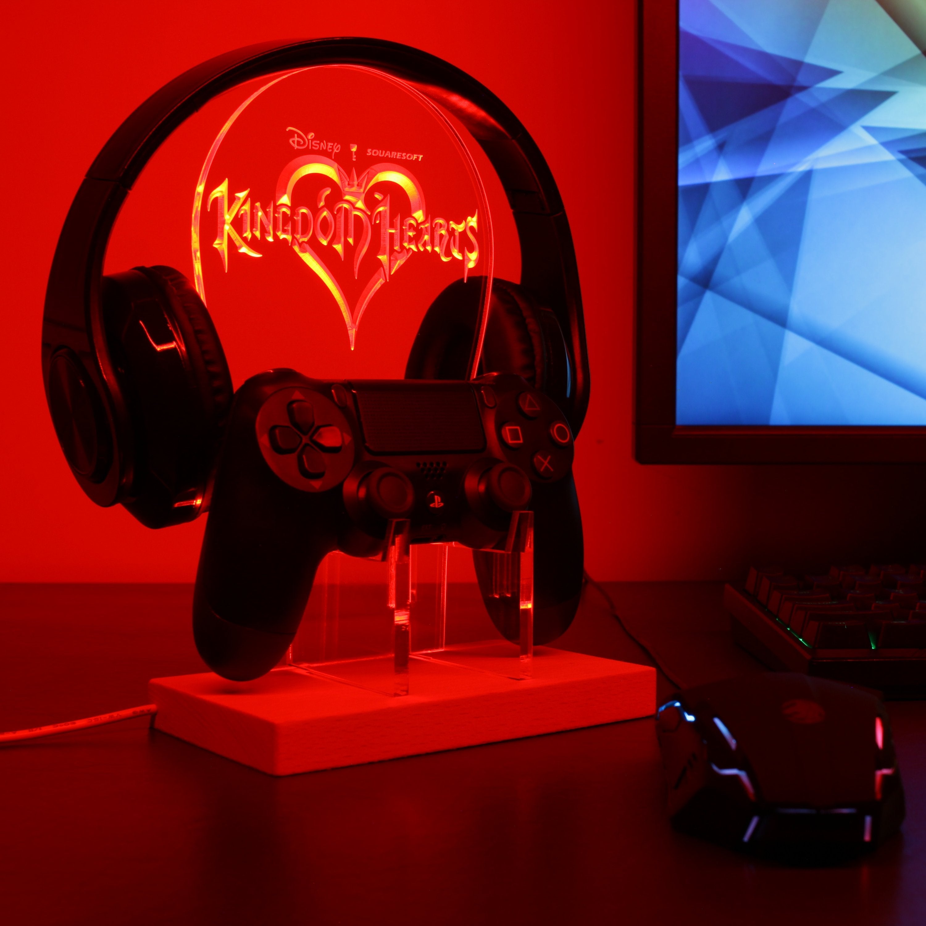 Kingdom Hearts LED Gaming Headset Controller Stand