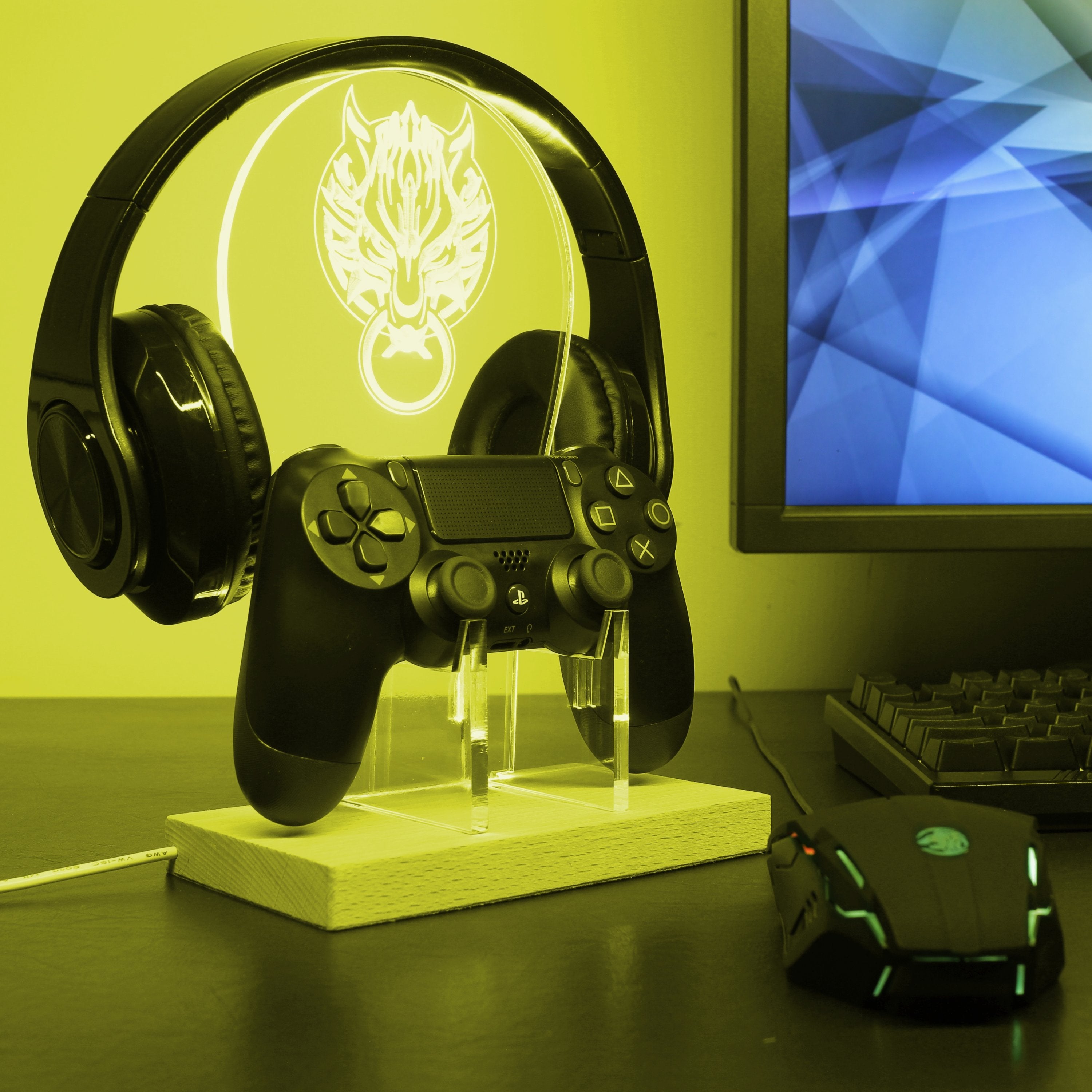 Final Fantasy VII: Advent Children LED Gaming Headset Controller Stand