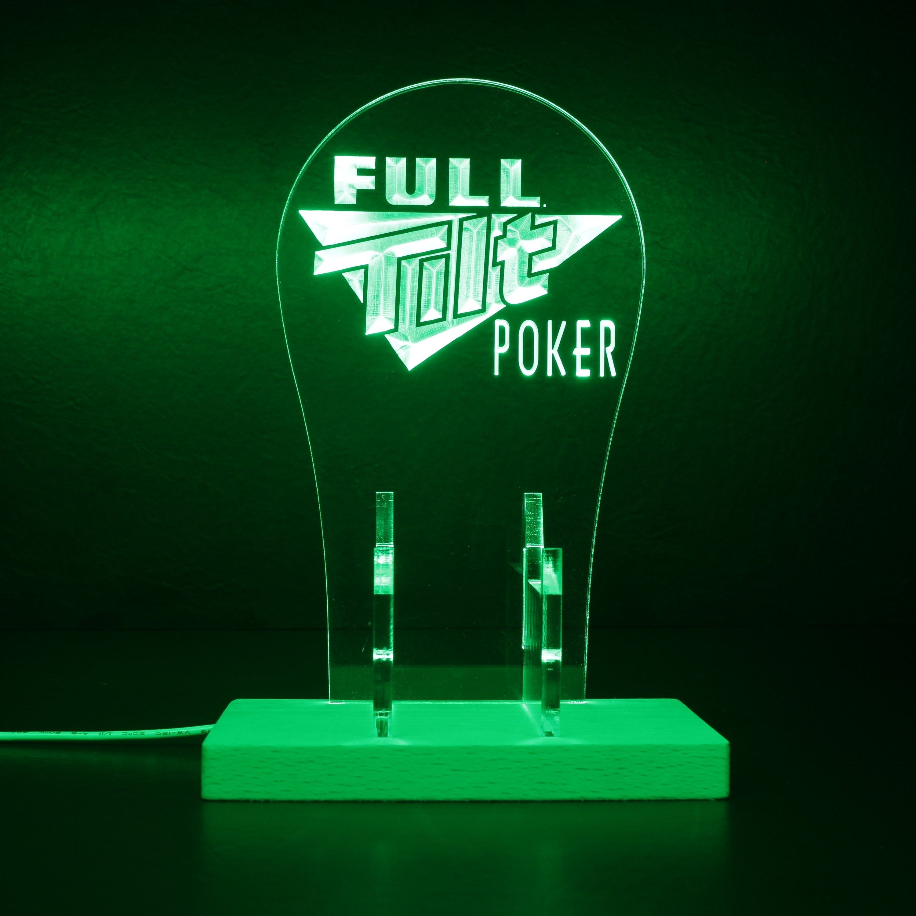 Full Tilt Poker LED Gaming Headset Controller Stand