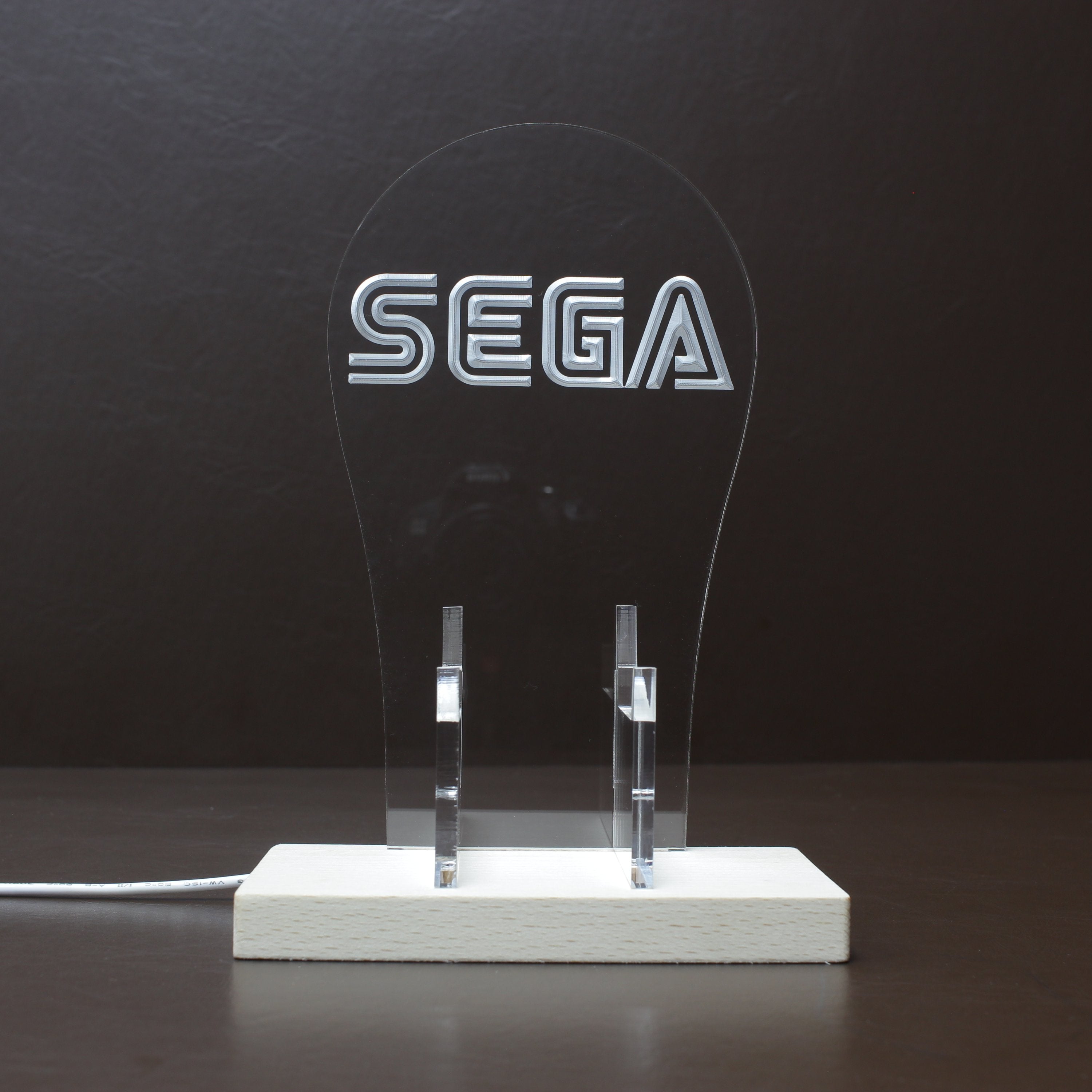 Sega Memorabilia LED Gaming Headset Controller Stand