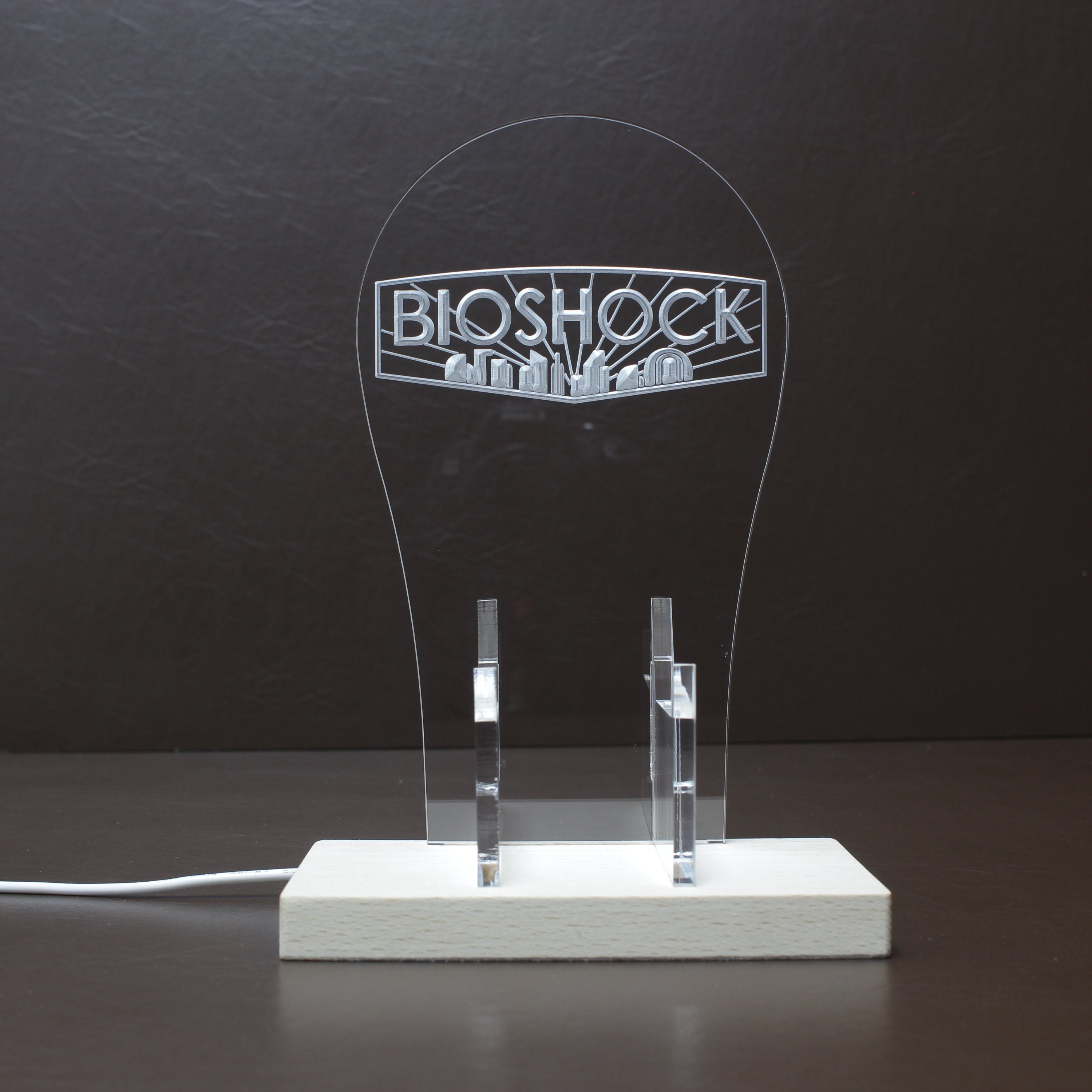 BioShock LED Gaming Headset Controller Stand | PRO LED SIGN
