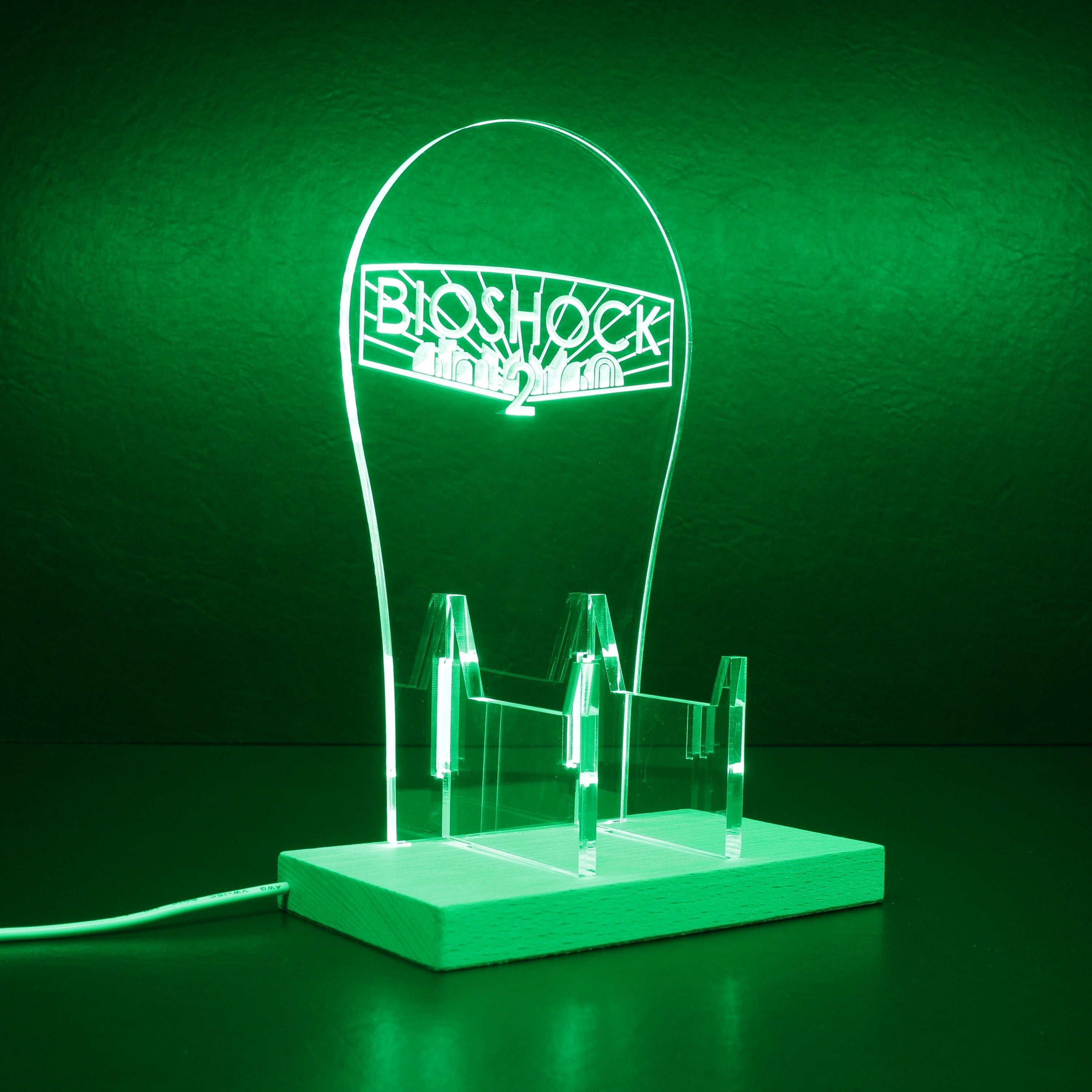 BioShock 2 LED Gaming Headset Controller Stand | PRO LED SIGN