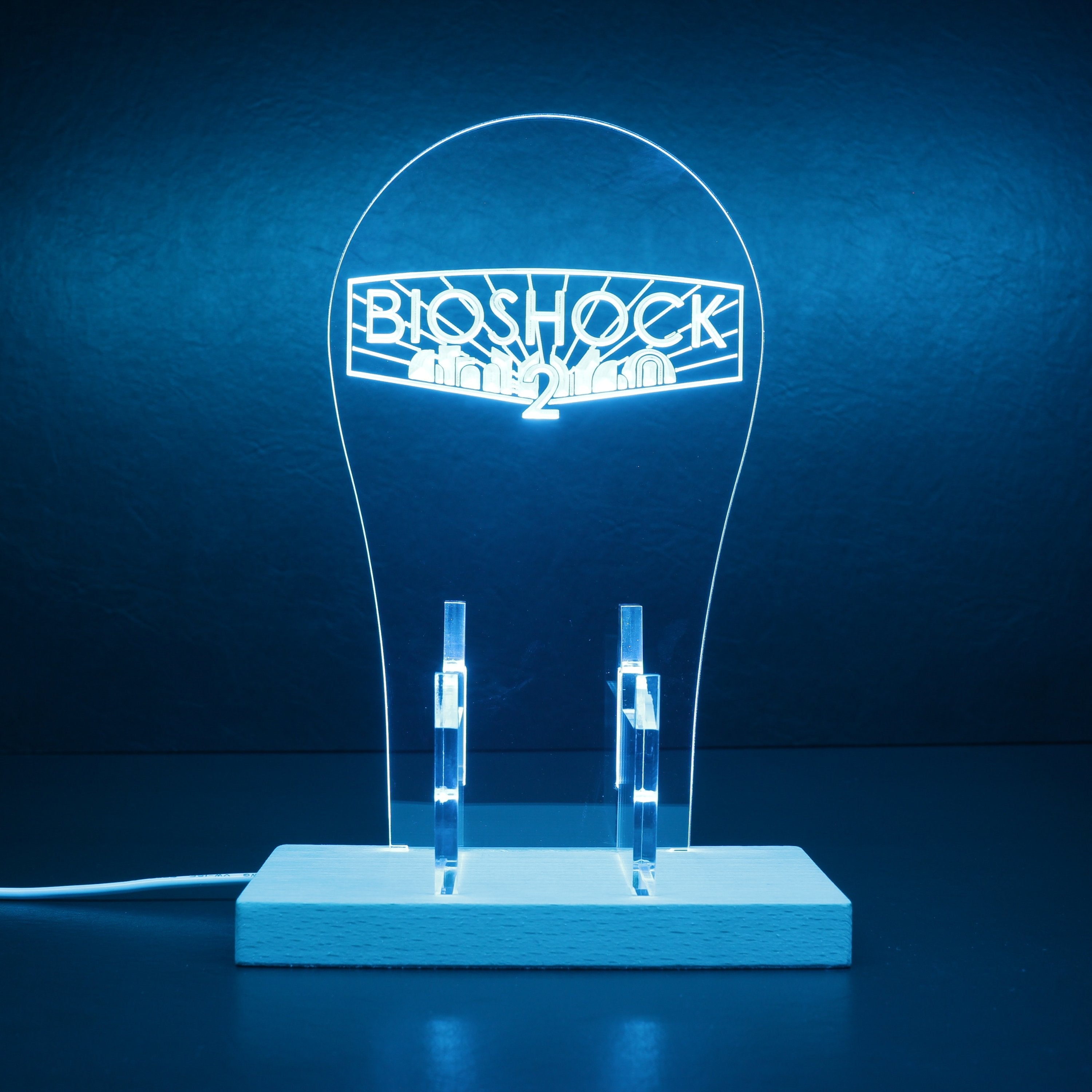 BioShock 2 LED Gaming Headset Controller Stand | PRO LED SIGN