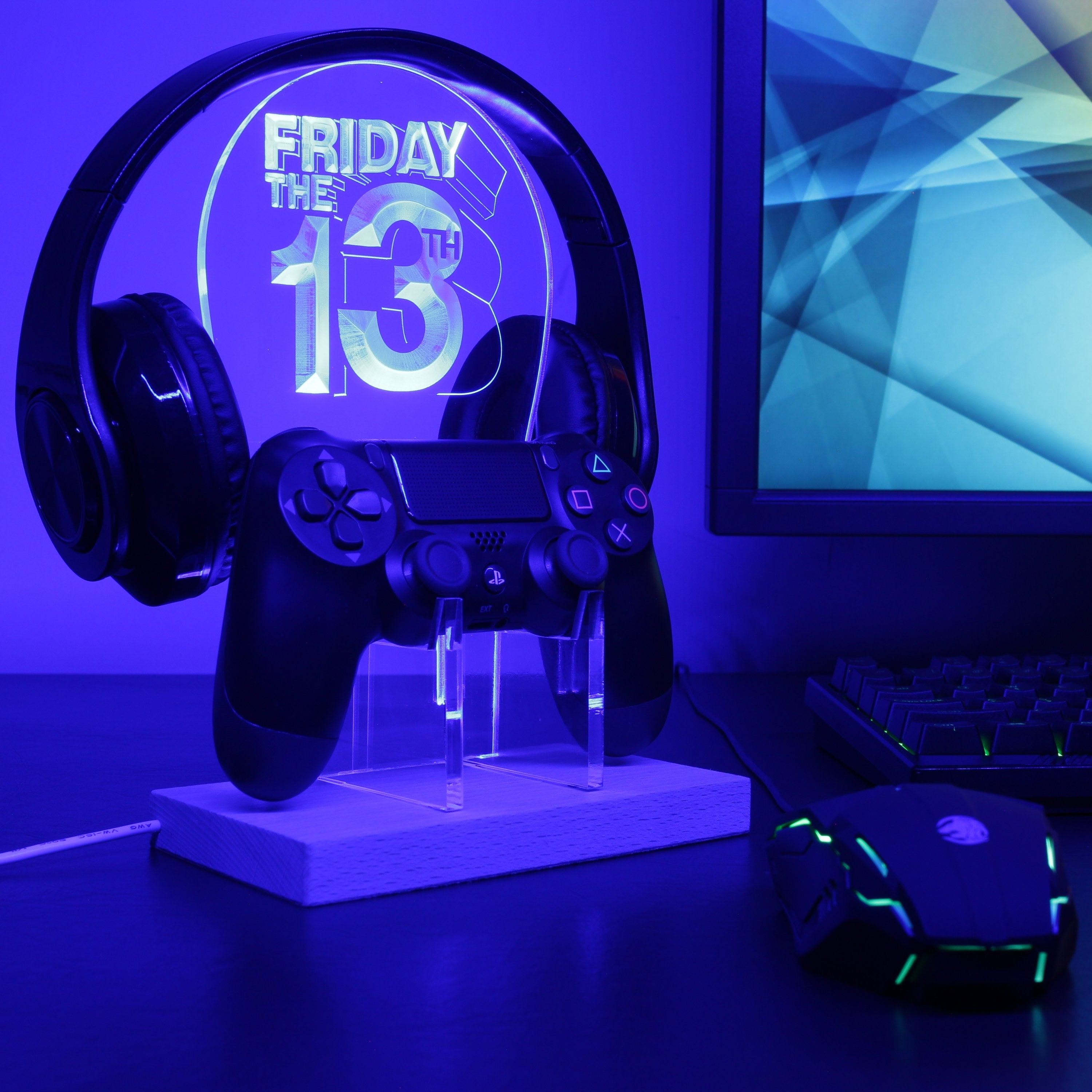 Friday 13th LED Gaming Headset Controller Stand