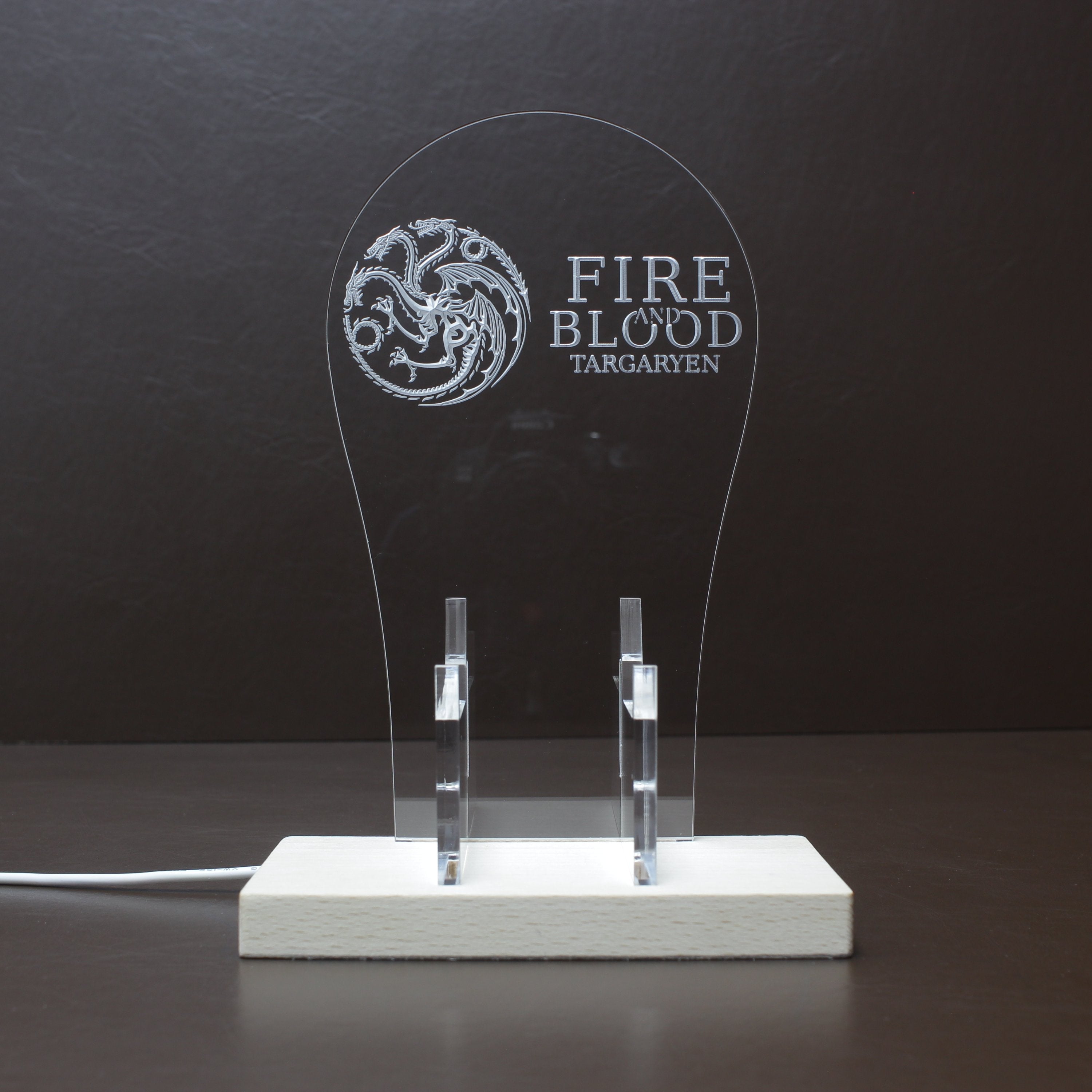Fire & Blood LED Gaming Headset Controller Stand