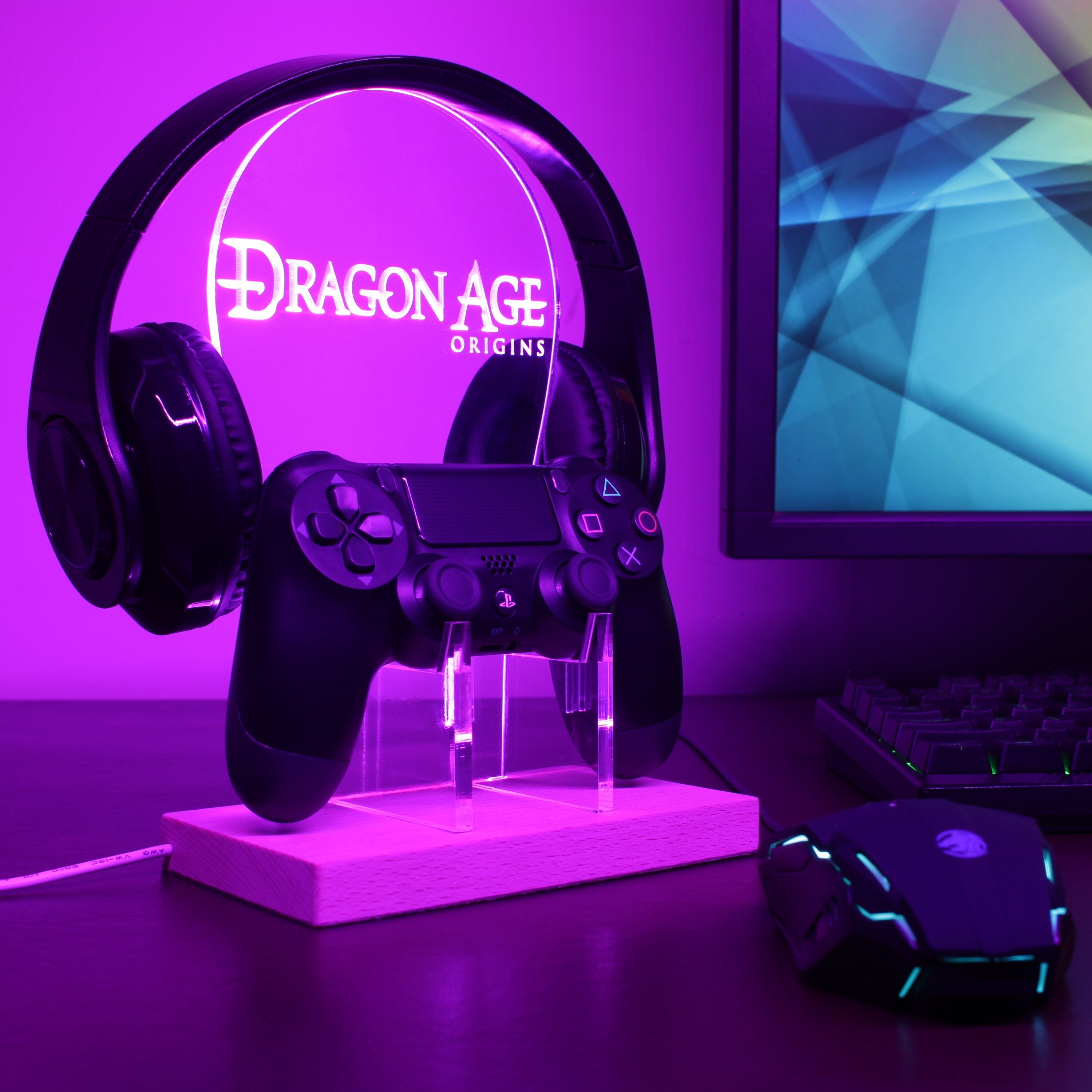 Dragon Age LED Gaming Headset Controller Stand
