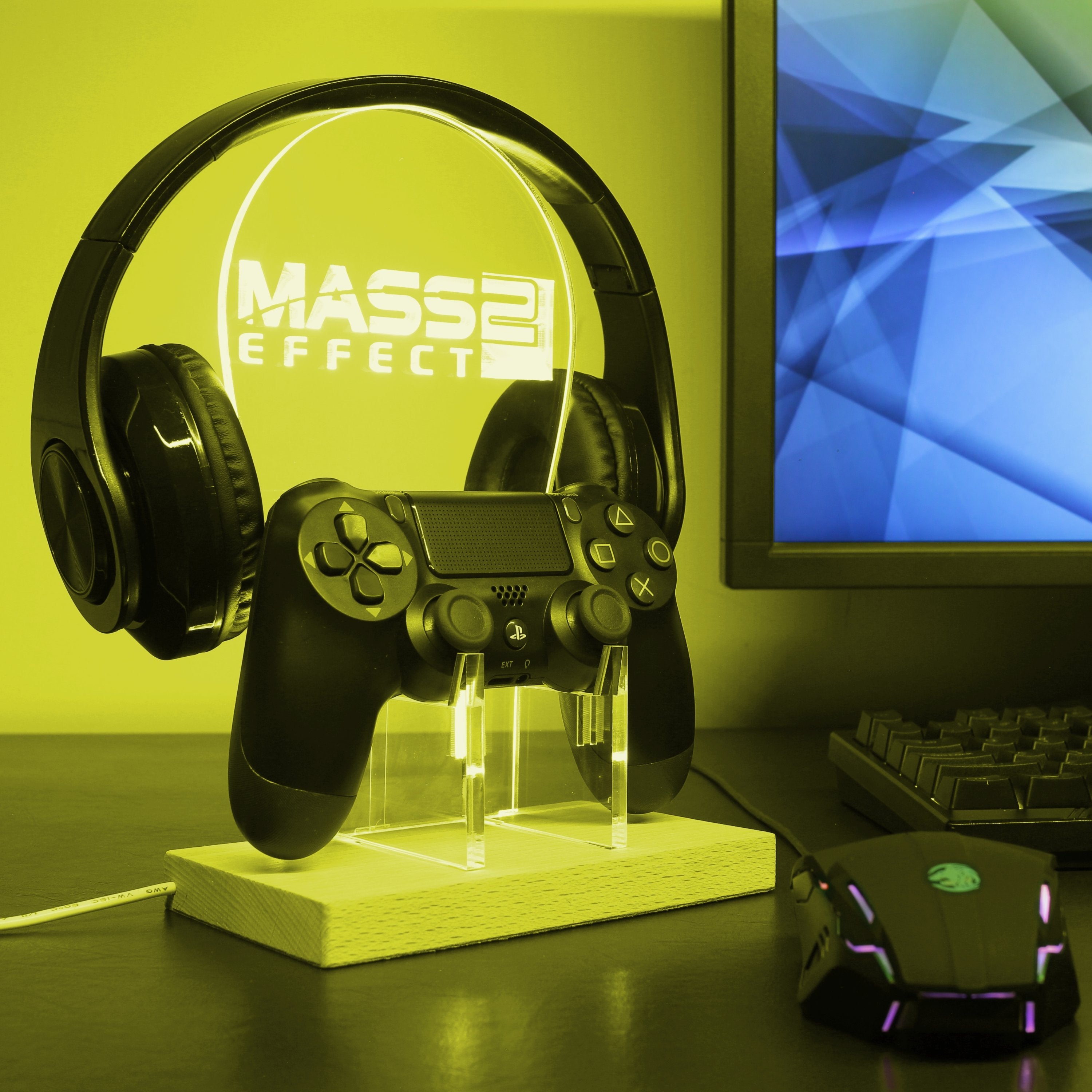 Mass Effect LED Gaming Headset Controller Stand