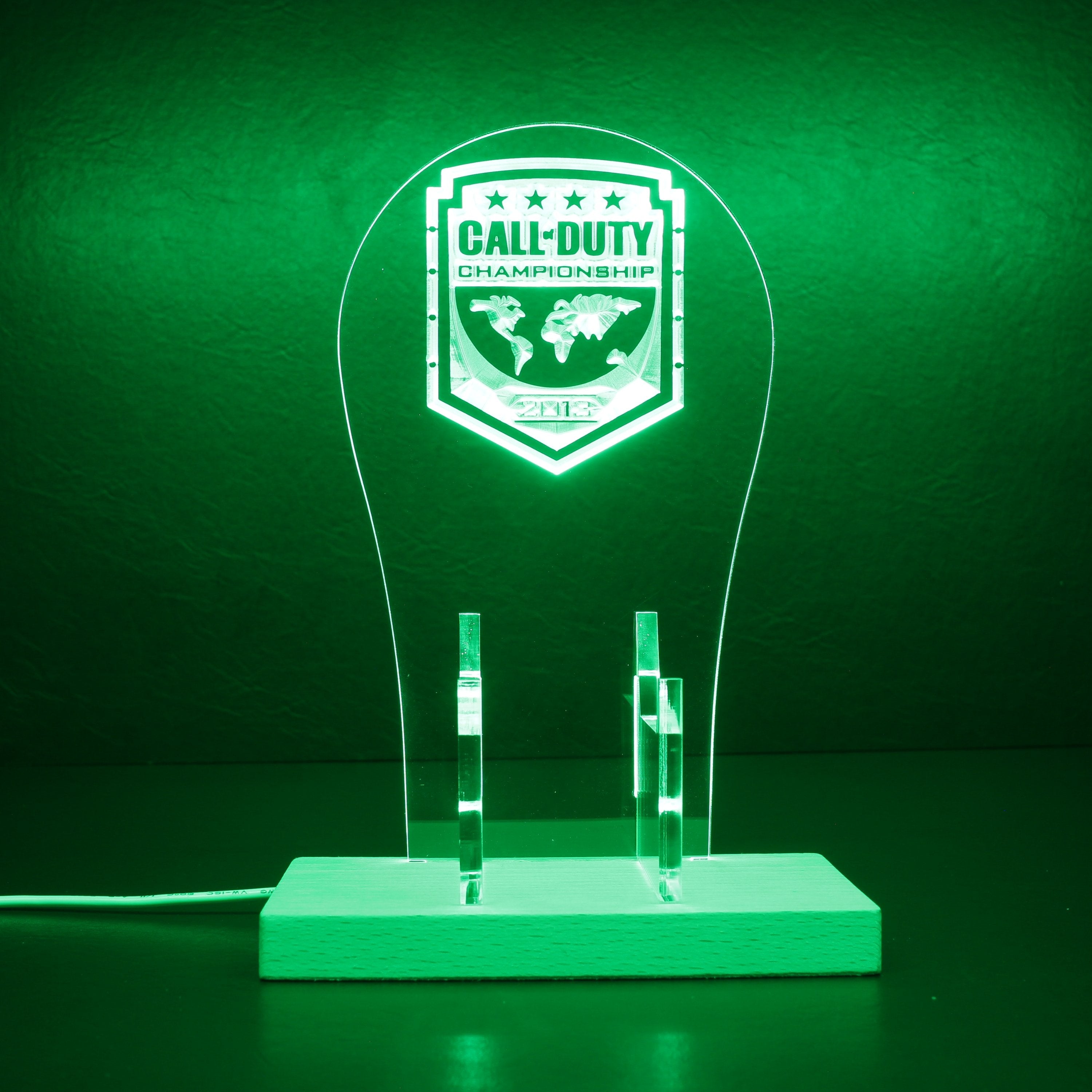 Call of Duty LED Gaming Headset Controller Stand | PRO LED SIGN