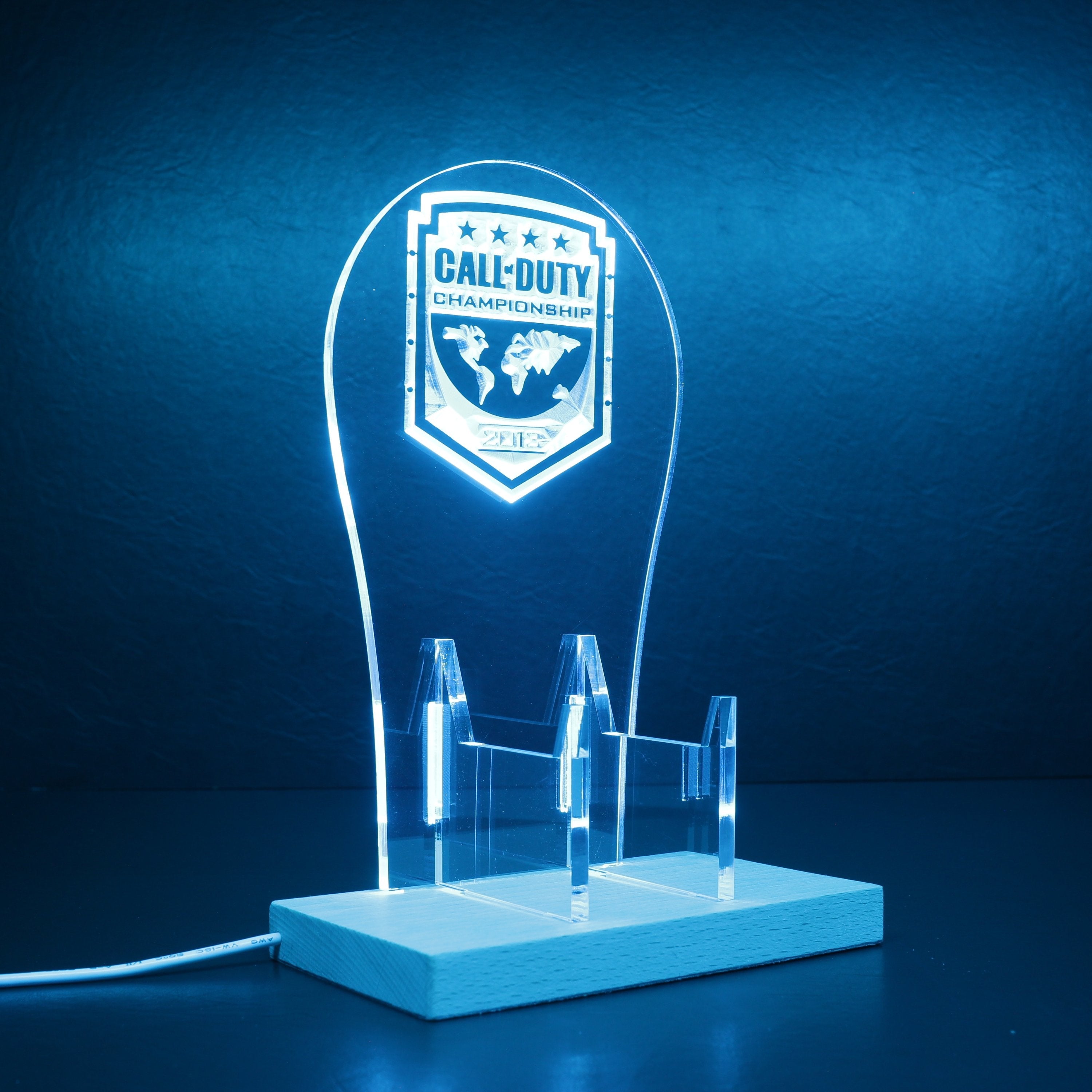 Call of Duty LED Gaming Headset Controller Stand | PRO LED SIGN