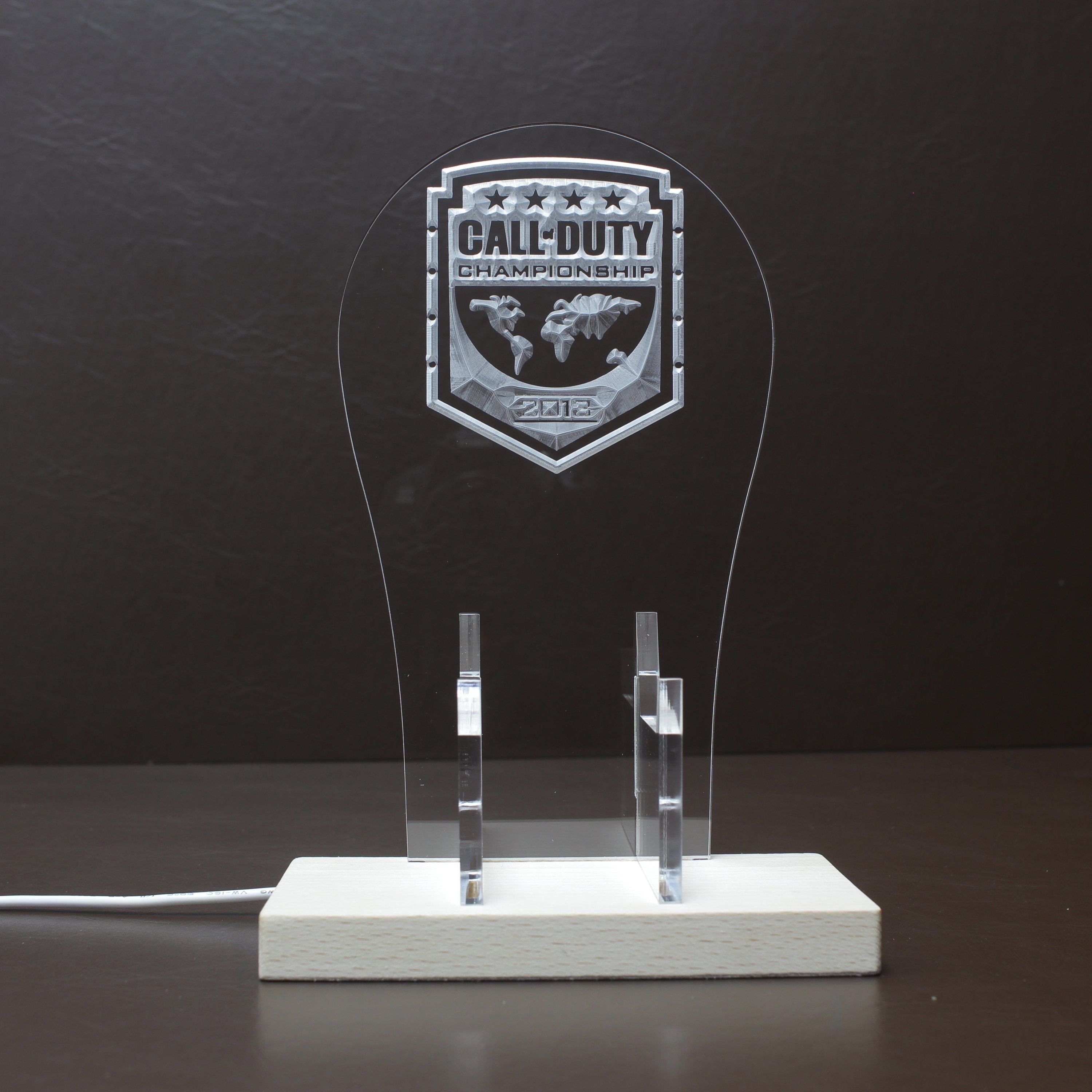 Call of Duty LED Gaming Headset Controller Stand | PRO LED SIGN