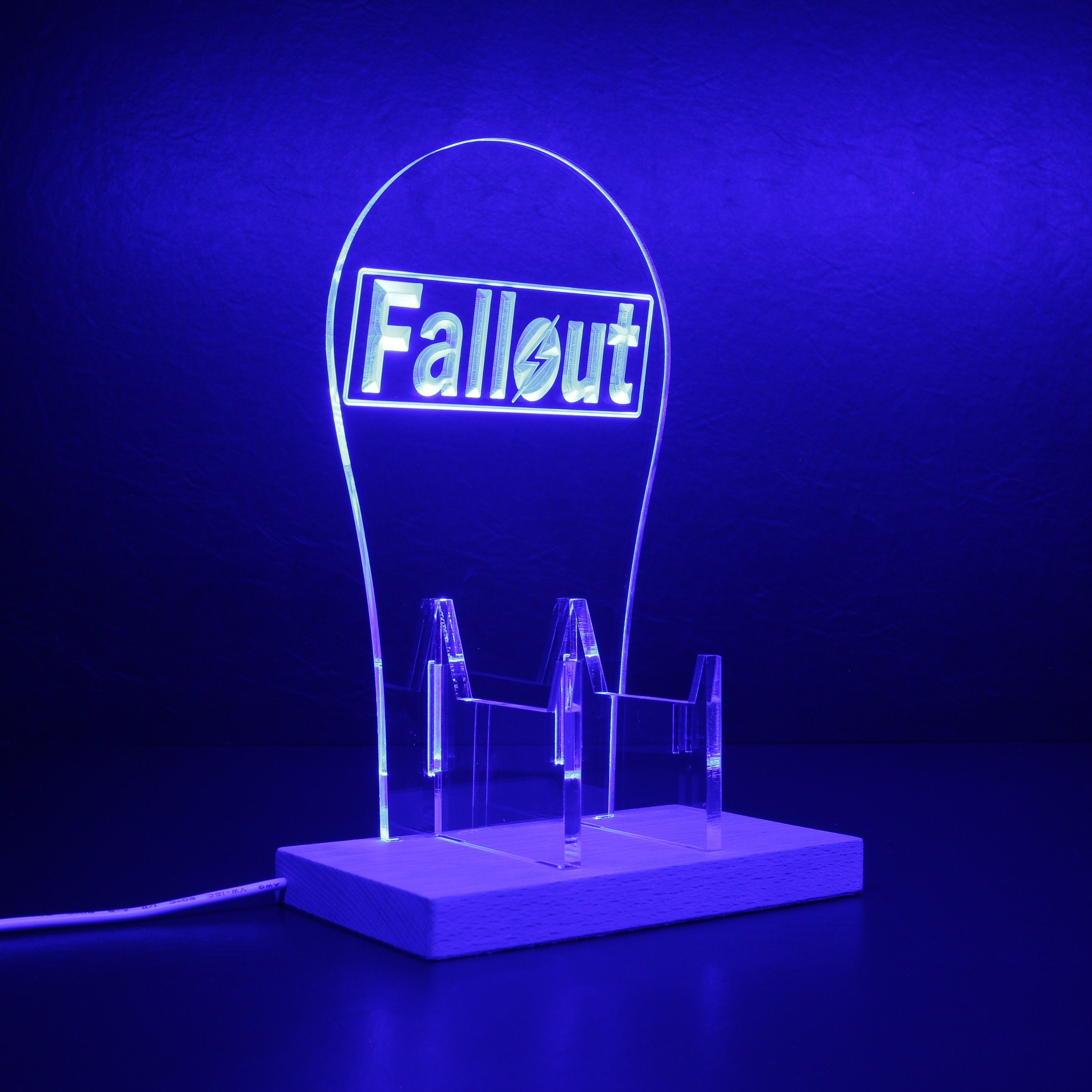 Fallout LED Gaming Headset Controller Stand