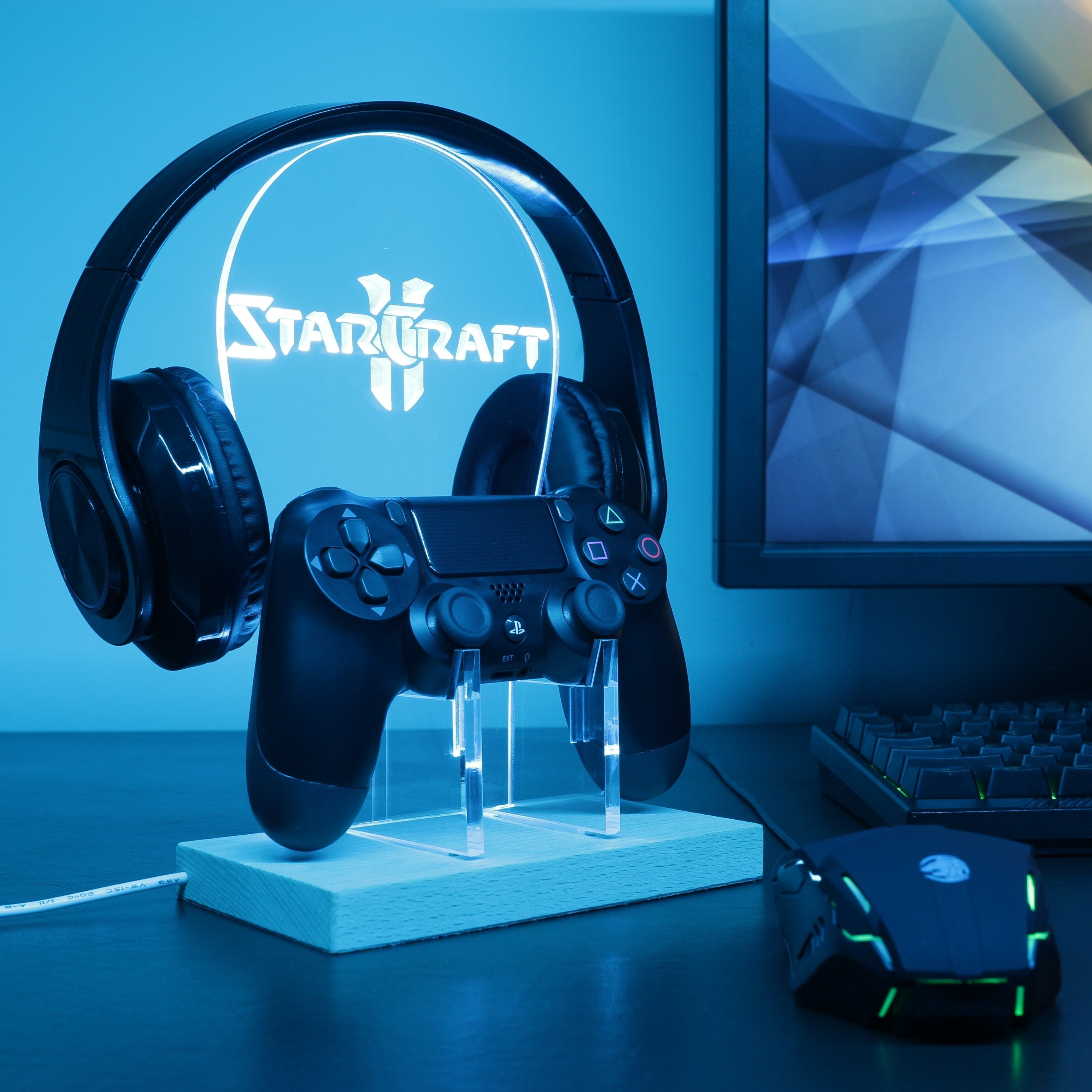 StarCraft 2 LED Gaming Headset Controller Stand