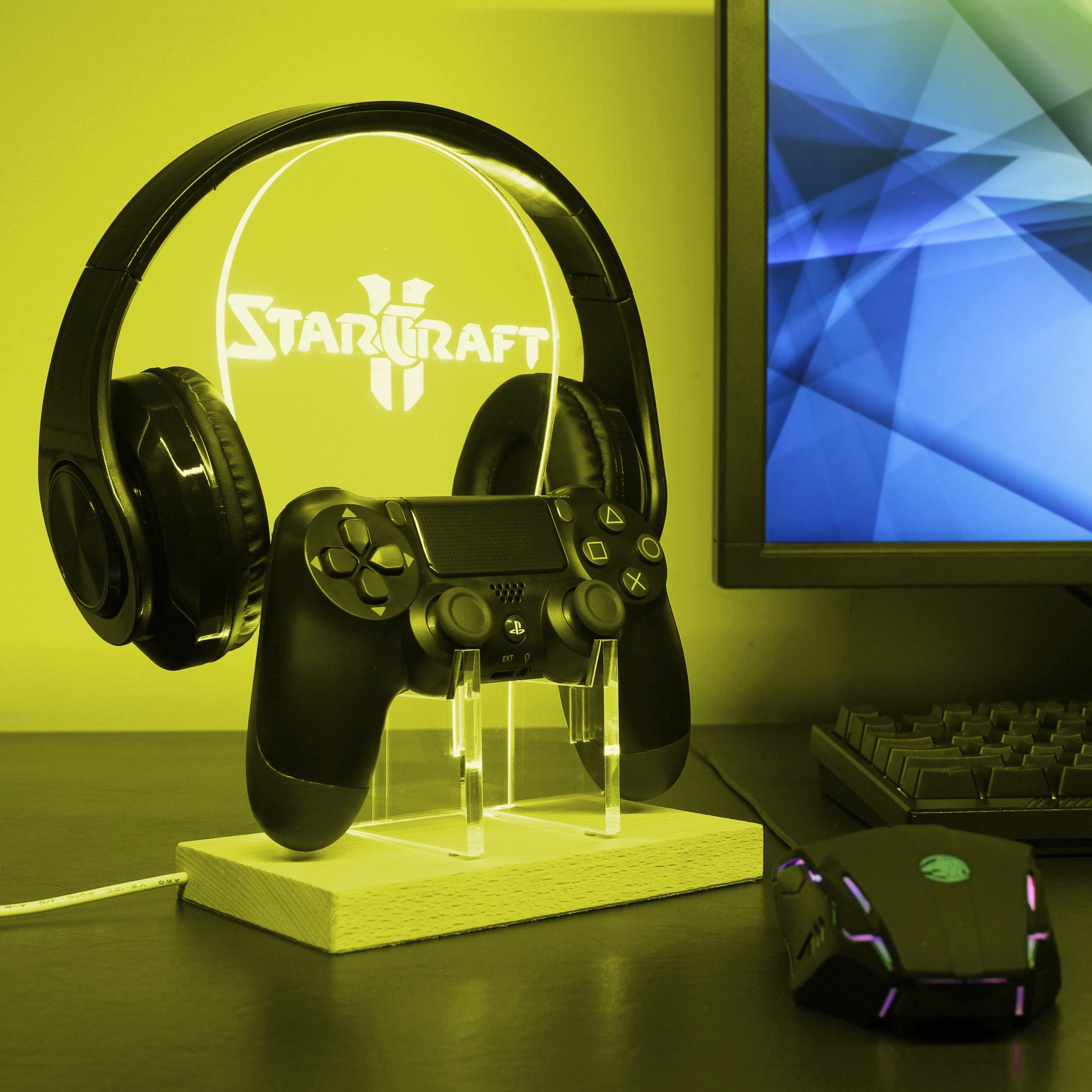 StarCraft 2 LED Gaming Headset Controller Stand