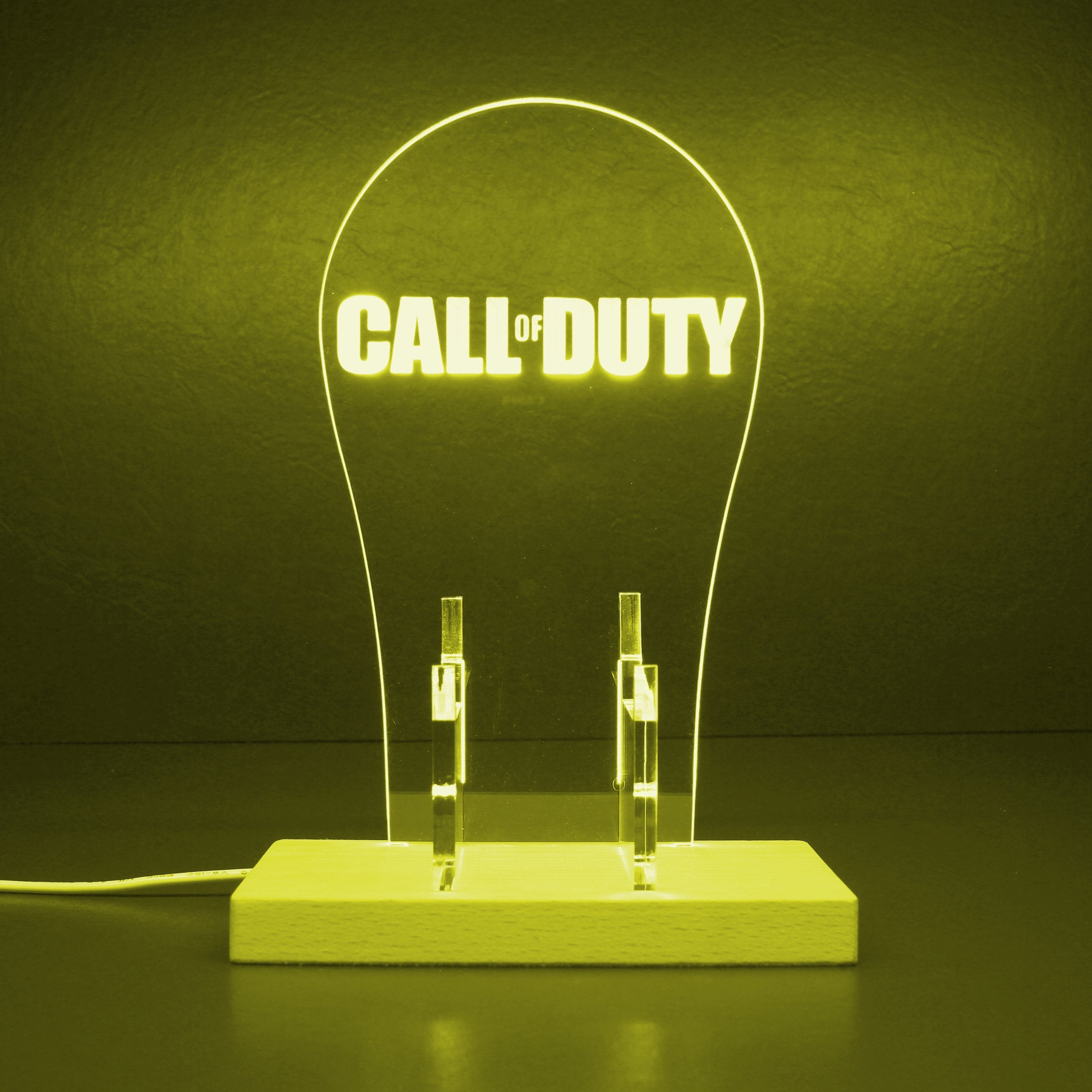 Call of Duty LED Gaming Headset Controller Stand | PRO LED SIGN