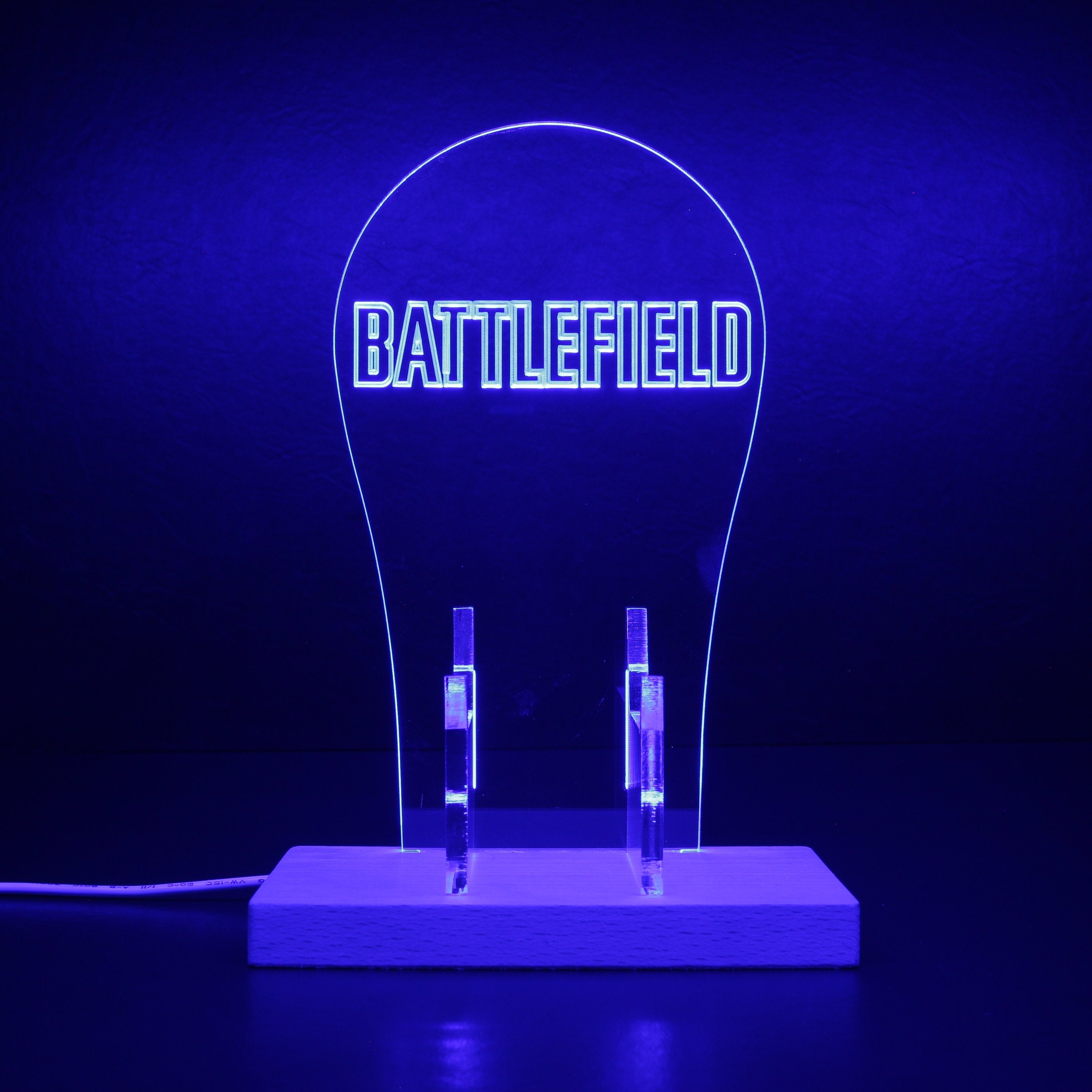 BattleField LED Gaming Headset Controller Stand